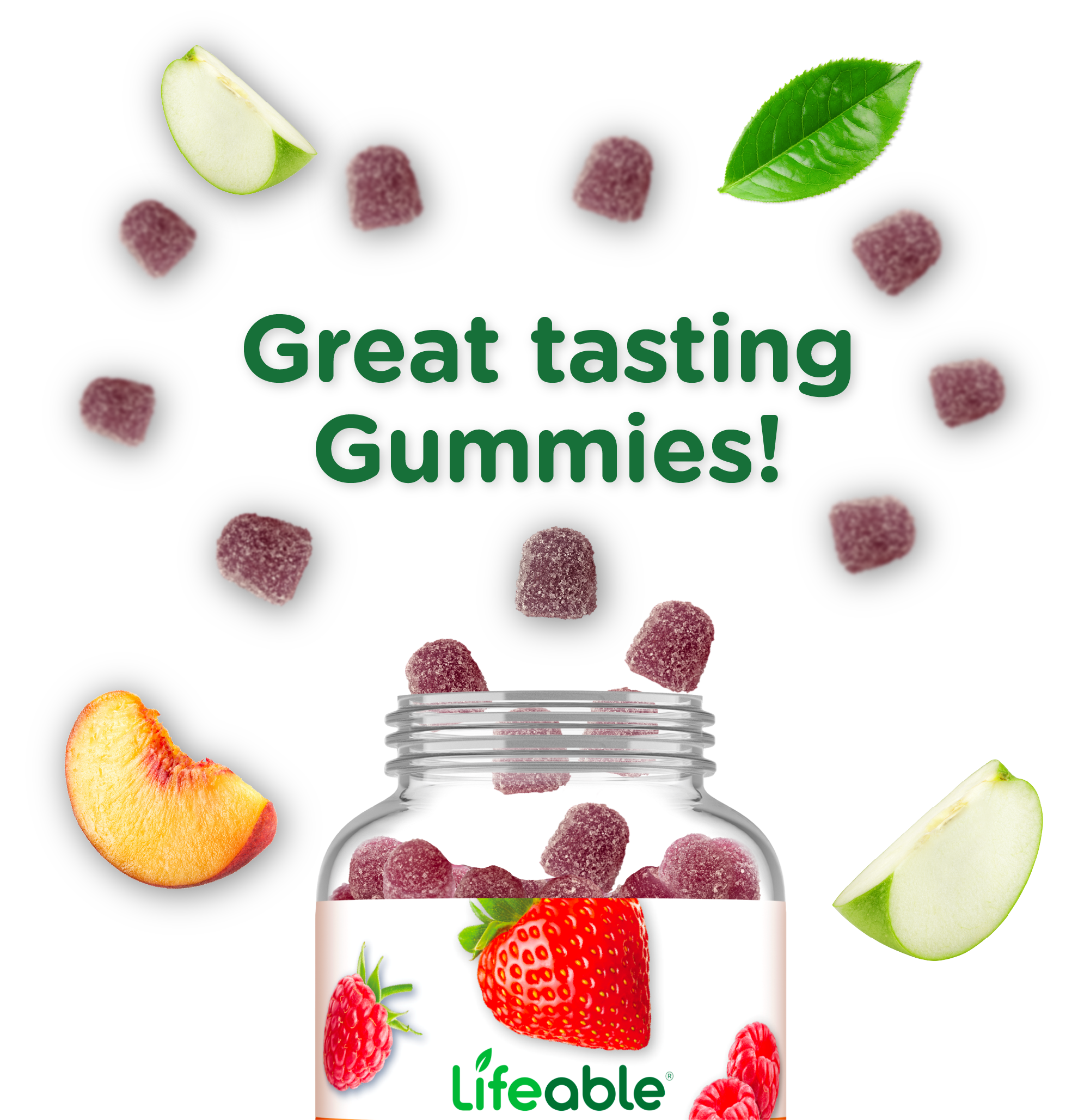 Lifeable - Stress Aid Gummies, 90 ct