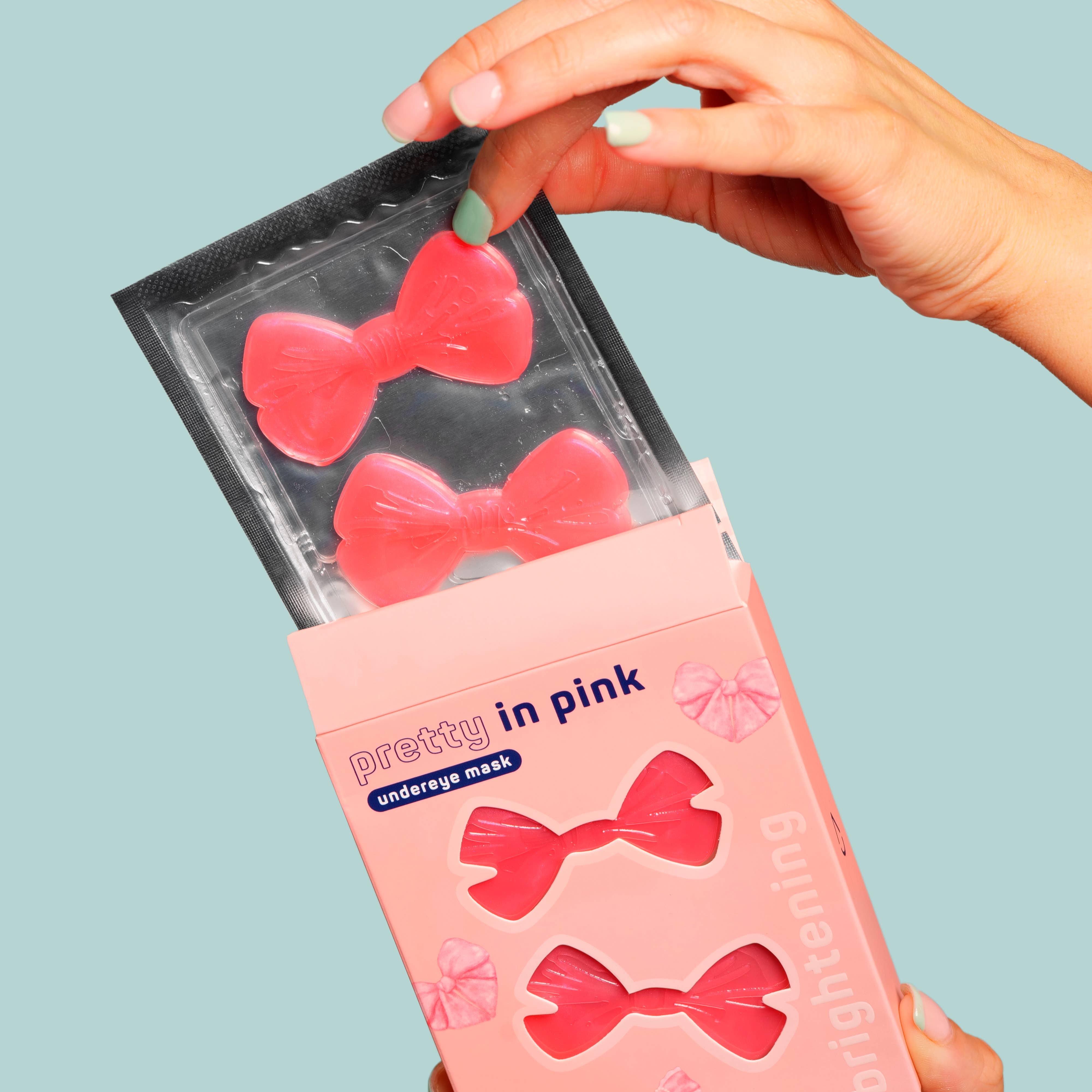Pretty in Pink | Coquette Bow Shaped Undereye Patches | 8 Pk