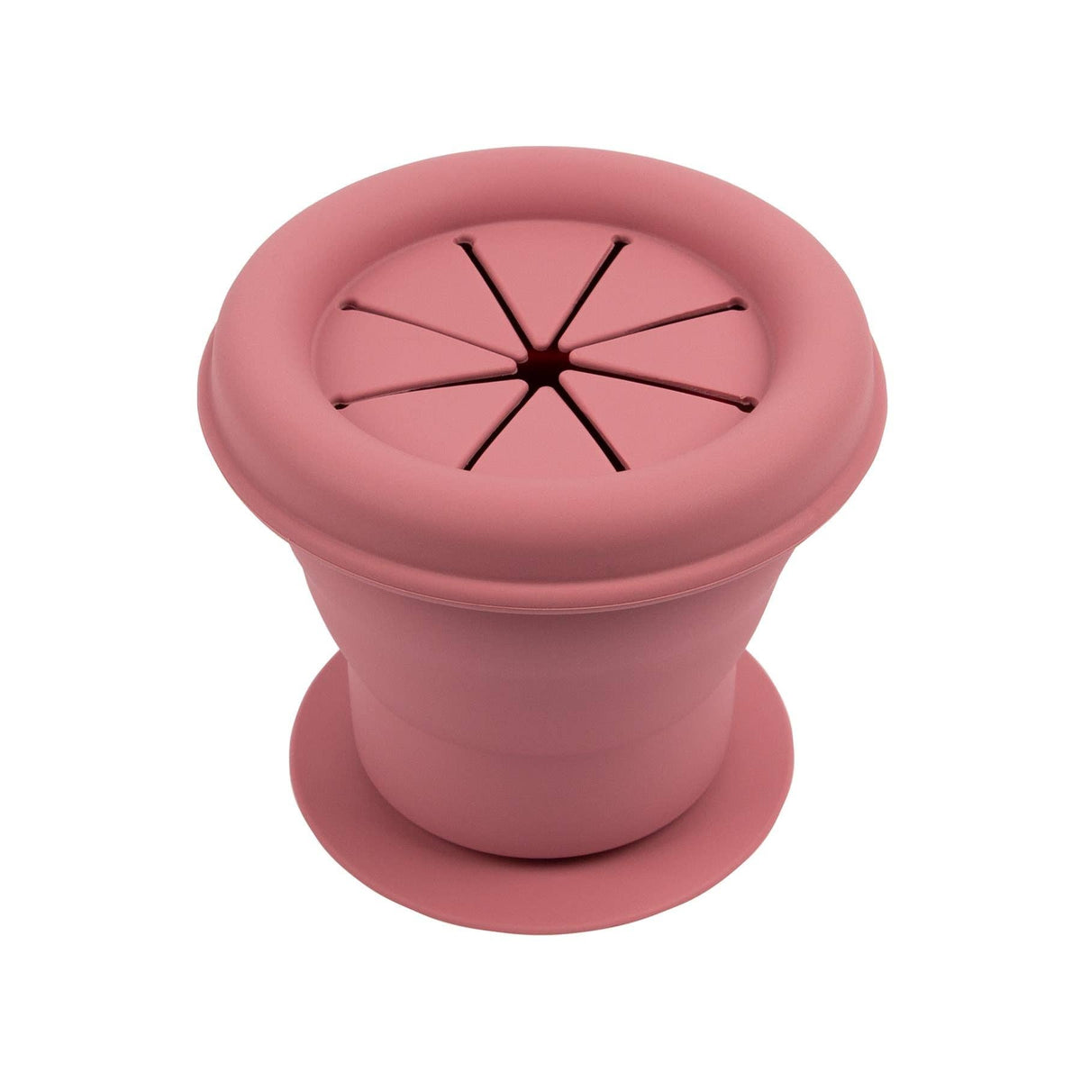 Baby Silicone Snack Pot - By Tiny Dining: Silver Sage