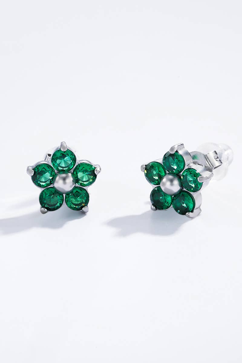 124AQ342 stainless steel earrings: Gold