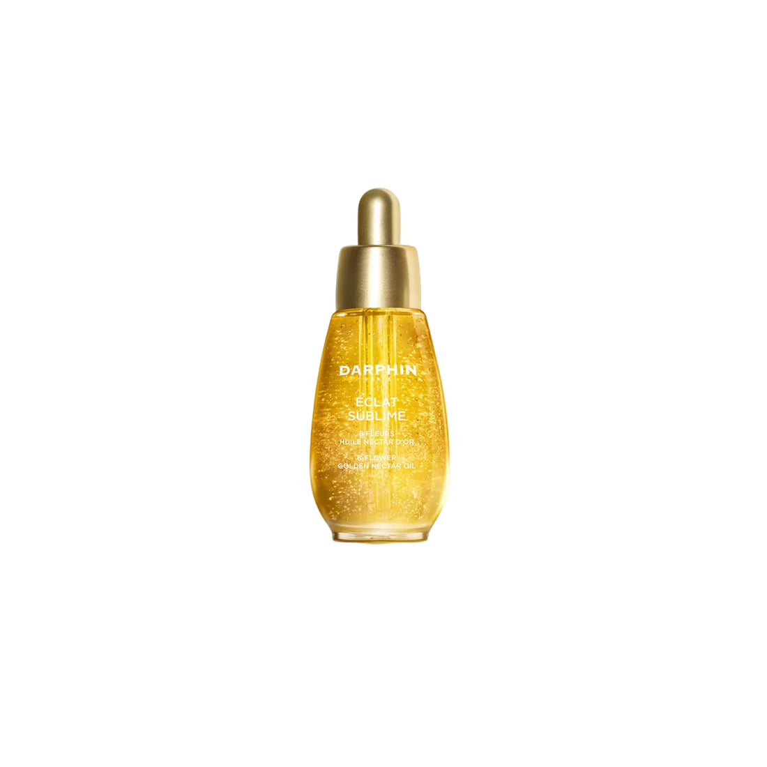 Darphin Éclat Sublime 8-Flower Golden Nectar Oil – rejuvenating face oil with 24k Gold for radiant, smooth, and youthful-looking skin.