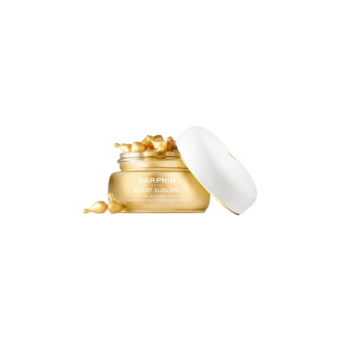 Darphin Éclat Sublime Radiance Boosting Capsules – Pro-Vitamin C and E antioxidant capsules for glowing, radiant skin.