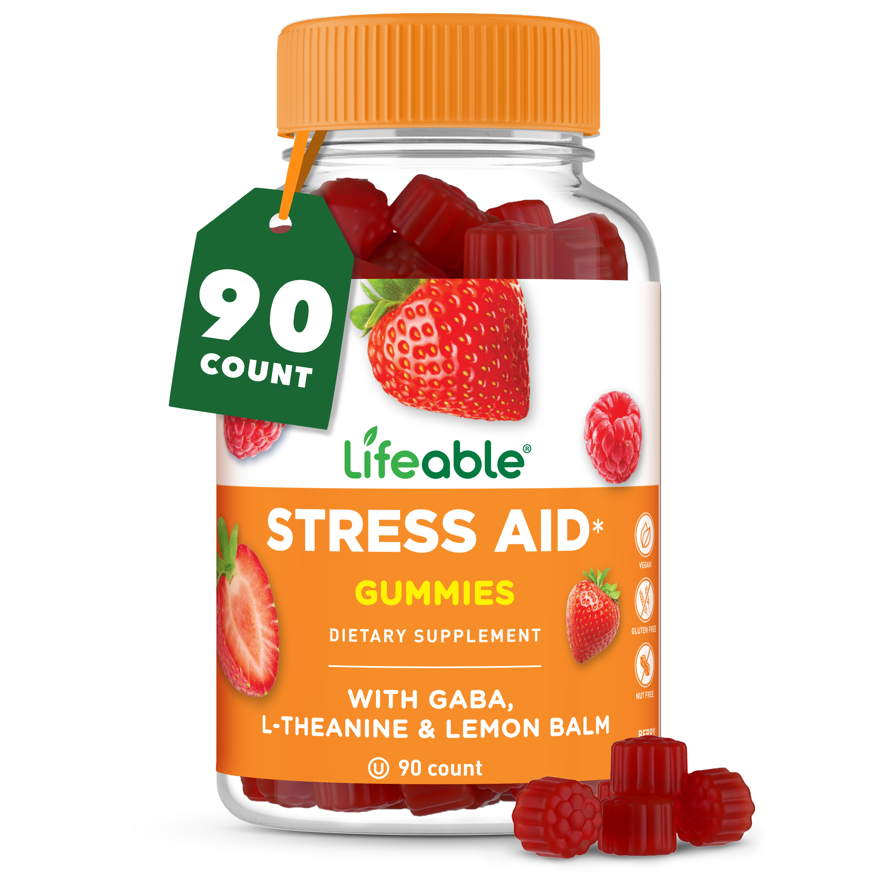Lifeable - Stress Aid Gummies, 90 ct