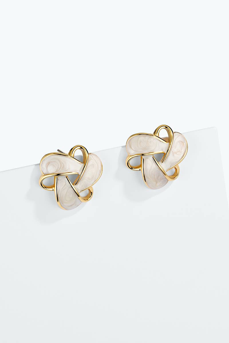 Stainless steel earrings 124AQ624: Gold / 100% Stainless steel
