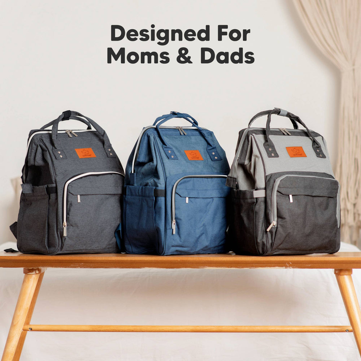 Original Diaper Bag Backpack, Baby Bags with Changing Pad: Mystic Gray