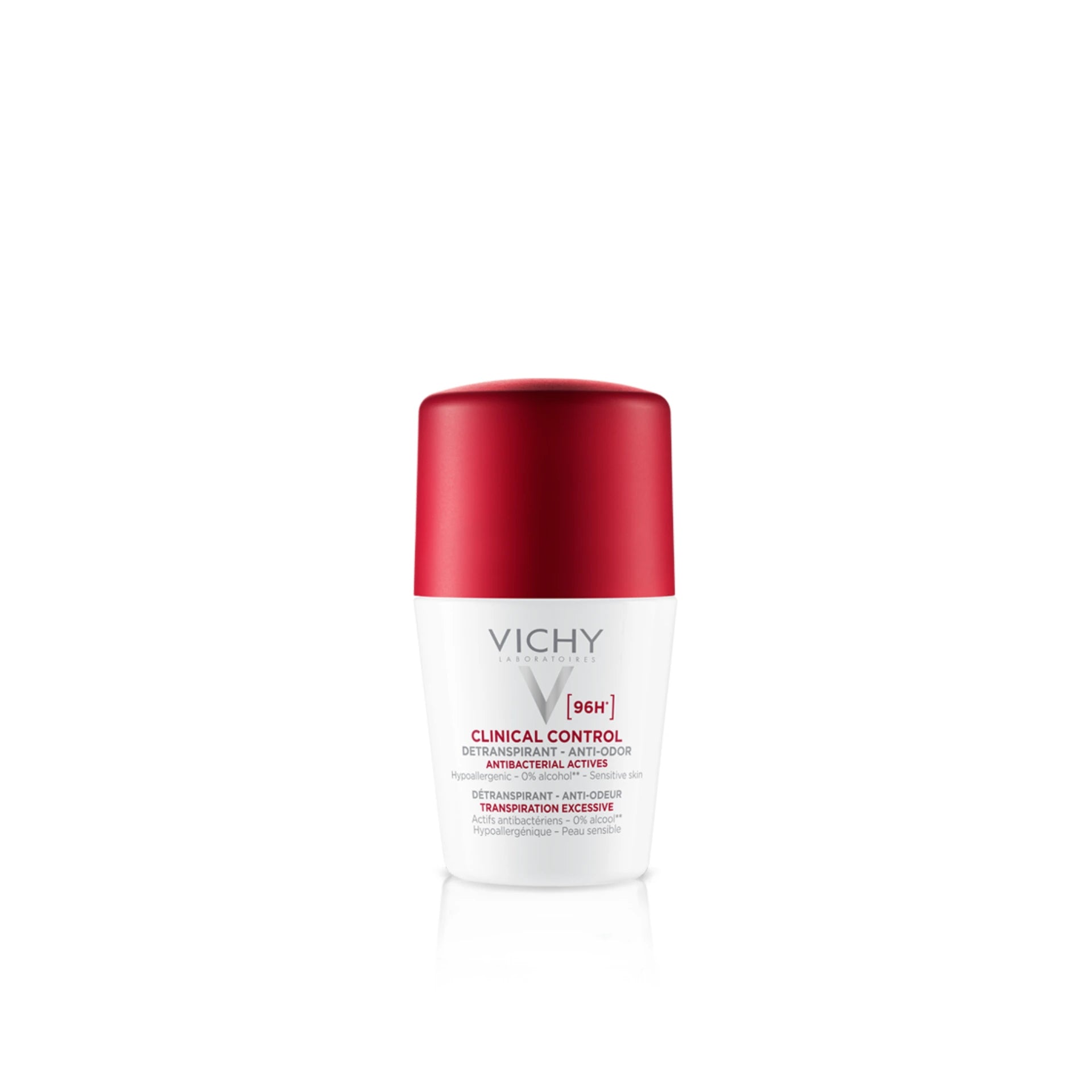 Vichy Déo Clinical Control 96H Roll-On - 96-hour protection for sensitive skin.