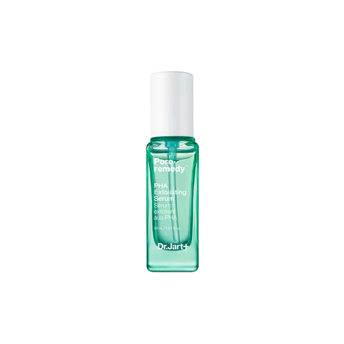Dr. Jart+ Pore Remedy PHA Exfoliating Serum – water-light 7% PHA exfoliating serum that refines pores, smooths texture, and reduces blackheads.