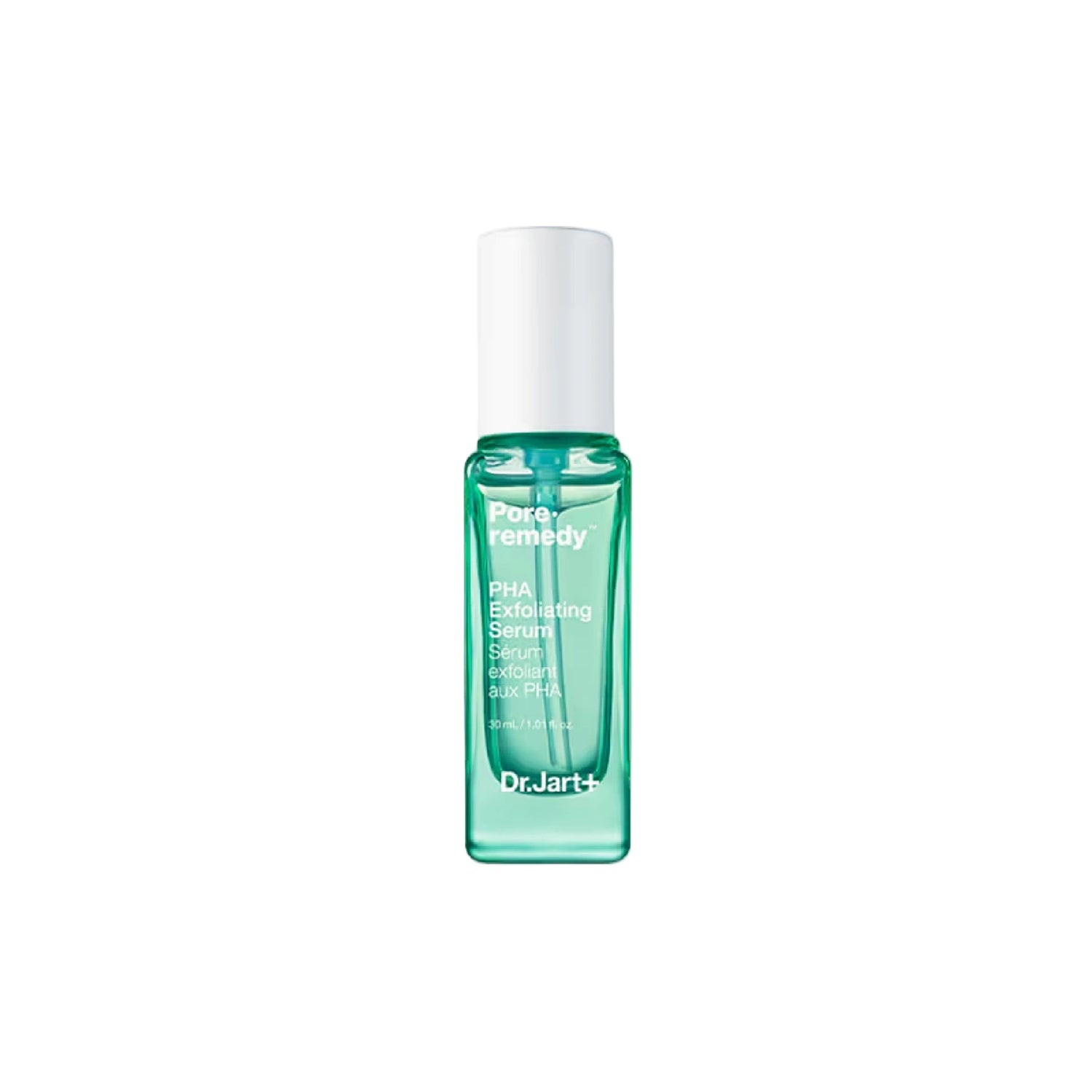 Dr. Jart+ Pore Remedy PHA Exfoliating Serum – water-light 7% PHA exfoliating serum that refines pores, smooths texture, and reduces blackheads.