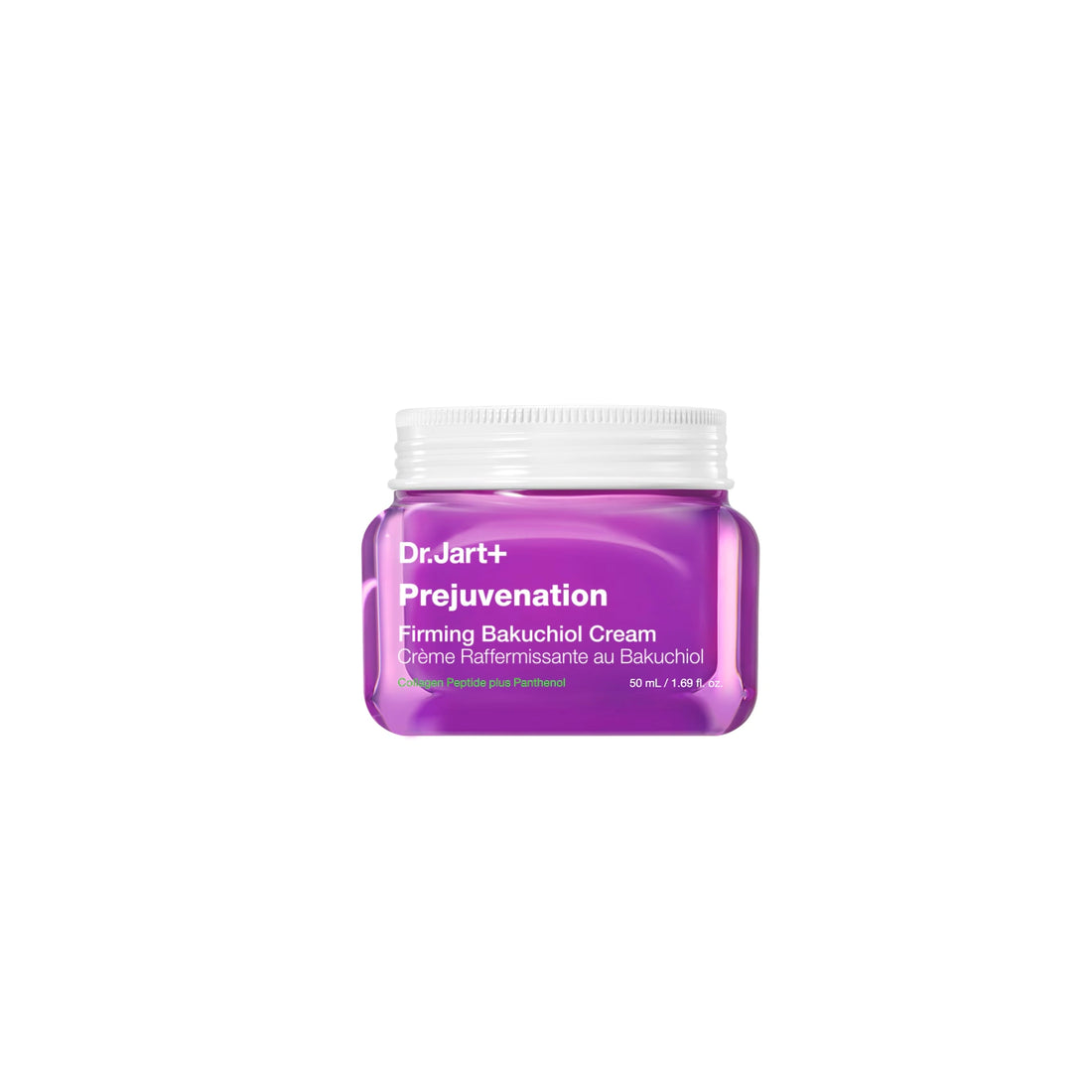 Dr. Jart+ Prejuvenation Firming Bakuchiol Cream – anti-aging moisturiser with Bakuchiol and Collagen Peptide to firm, hydrate, and smooth skin.