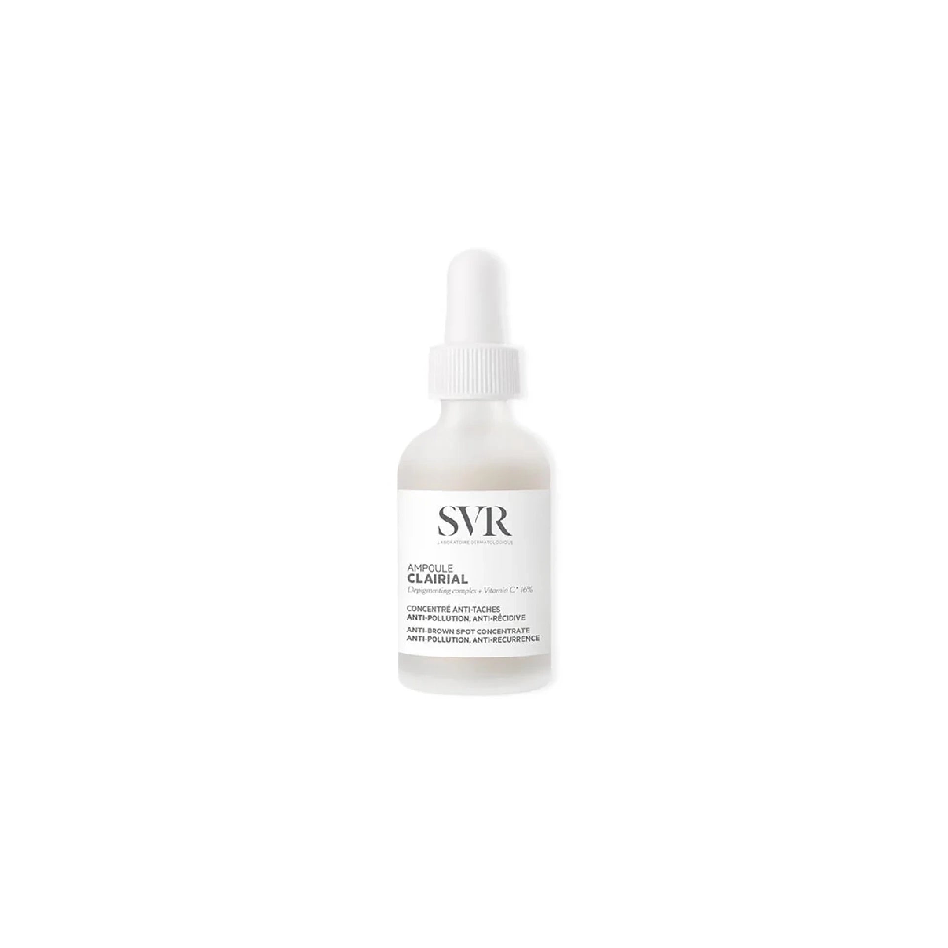 SVR Clairial Ampoule – serum for dark spot correction, prevention, and protection against hyperpigmentation.