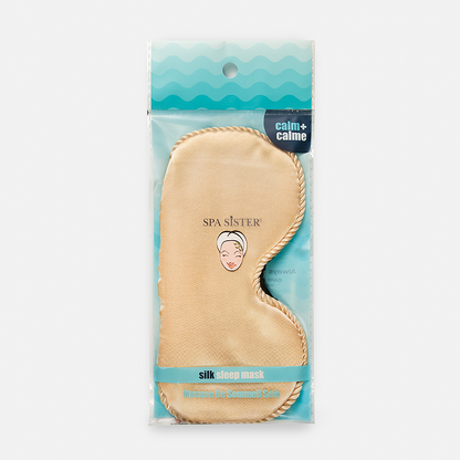 Silk Sleep Mask: Celery