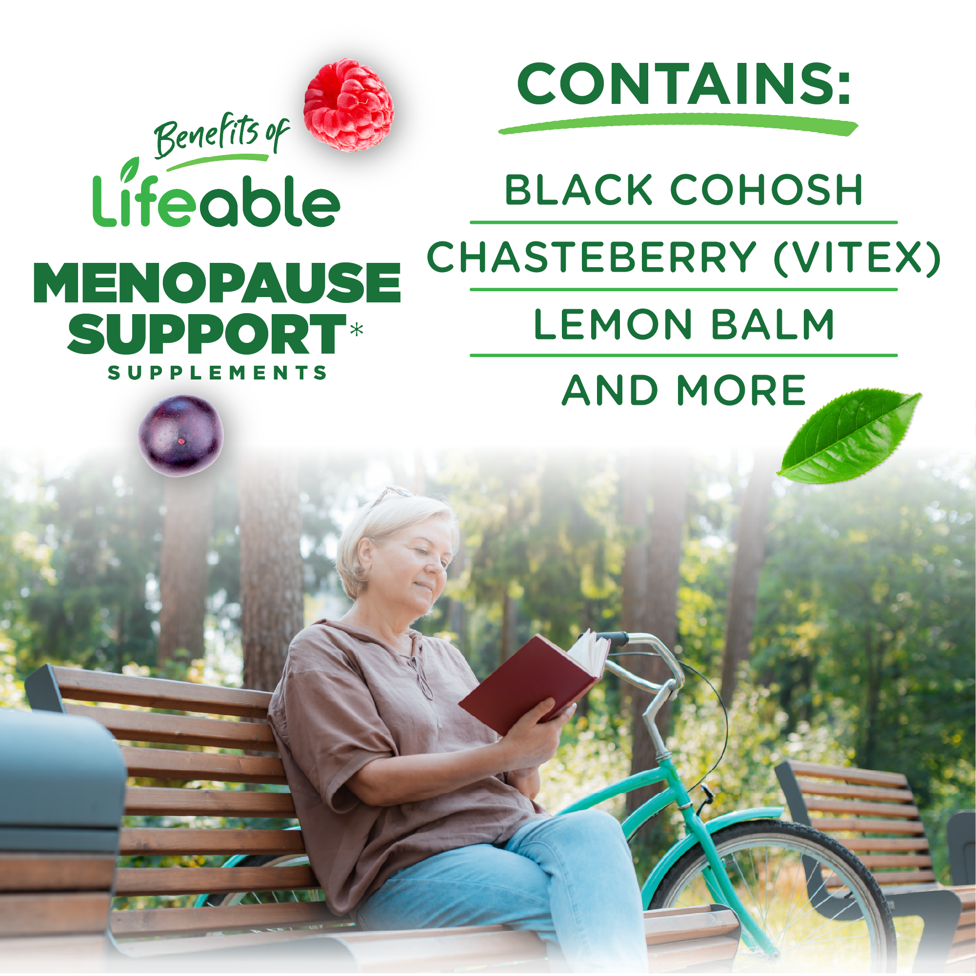 Lifeable Menopause Relief Gummies for Women, 60 ct