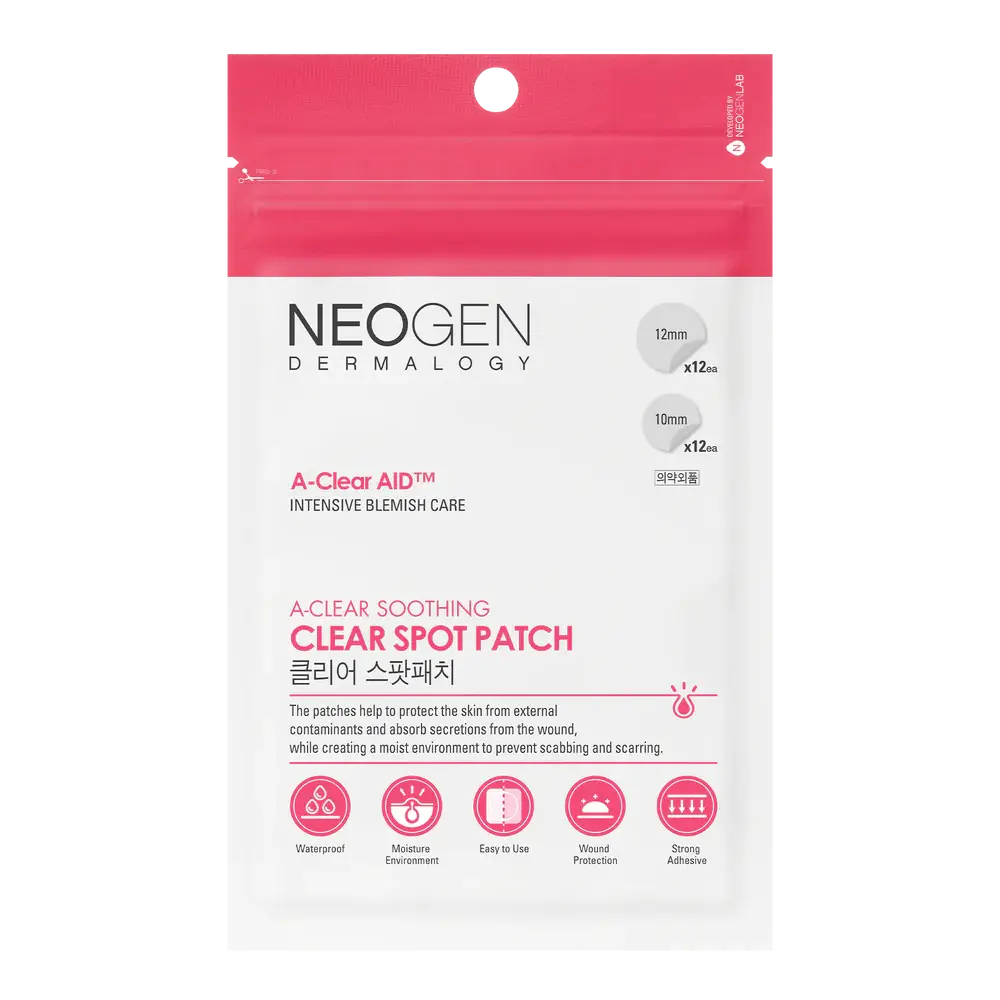 Neogen Dermalogy A-Clear Soothing Clear Spot Patch – 24 Patches