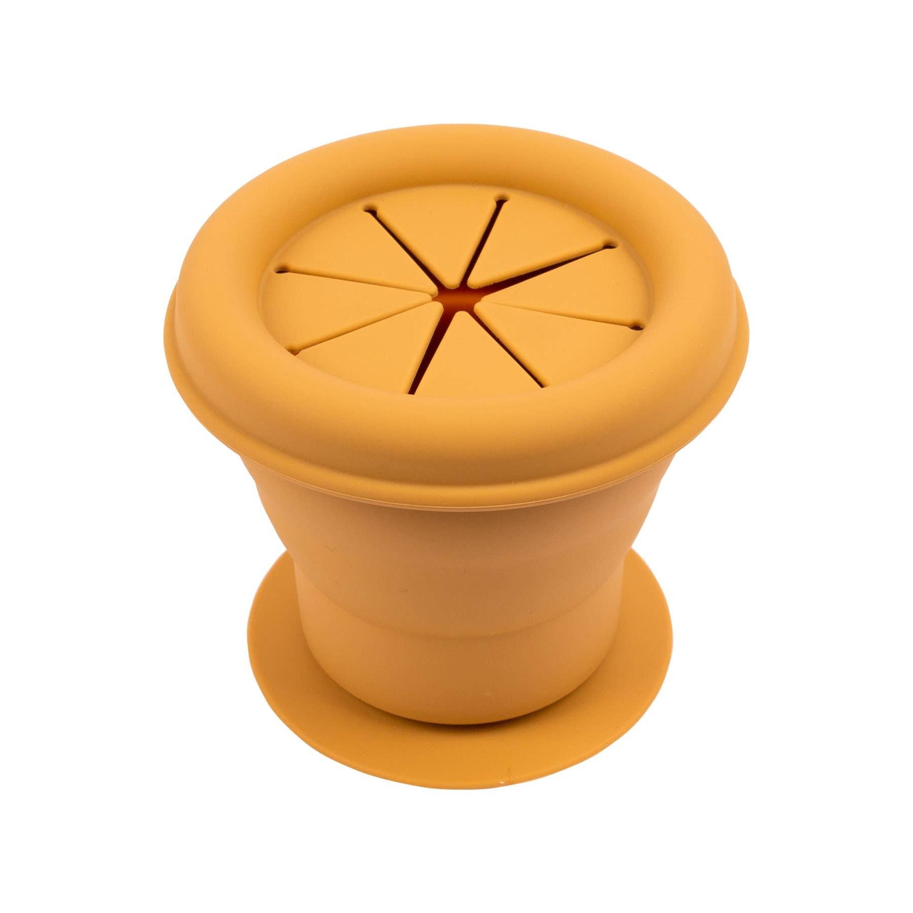 Baby Silicone Snack Pot - By Tiny Dining: Dusty Rose