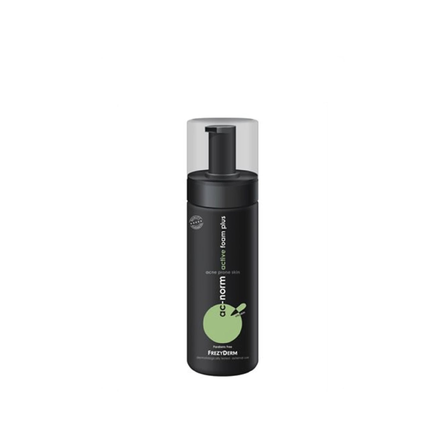 Frezyderm Ac-Norm Active Foam Plus cleansing foam for oily, acne-prone skin.