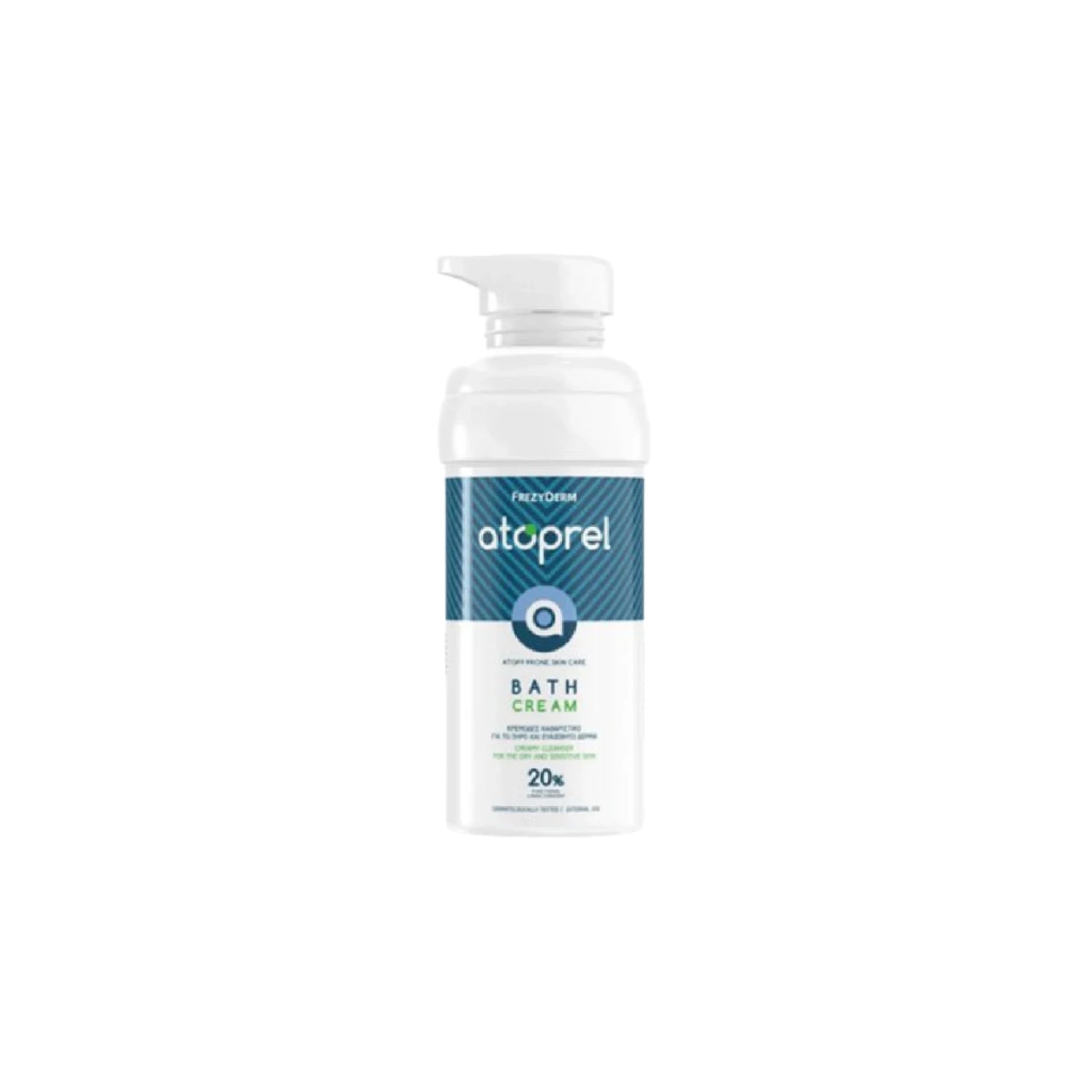 Frezyderm Atoprel Bath Cream – Creamy cleanser for dry, sensitive, and atopic skin. Suitable for all ages and gentle on the face and body.