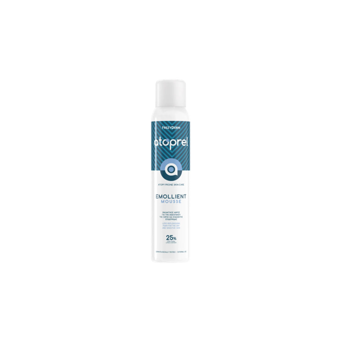 Frezyderm Atoprel Emollient Mousse – Hydrating foam for dry and sensitive skin with atopic dermatitis.