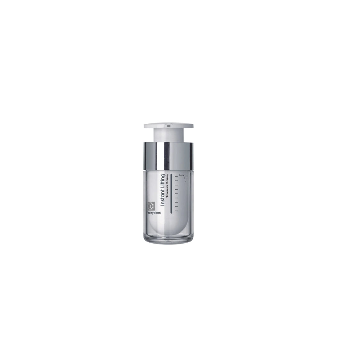 Frezyderm Instant Lifting Serum bottle with elegant packaging for anti-aging skincare.