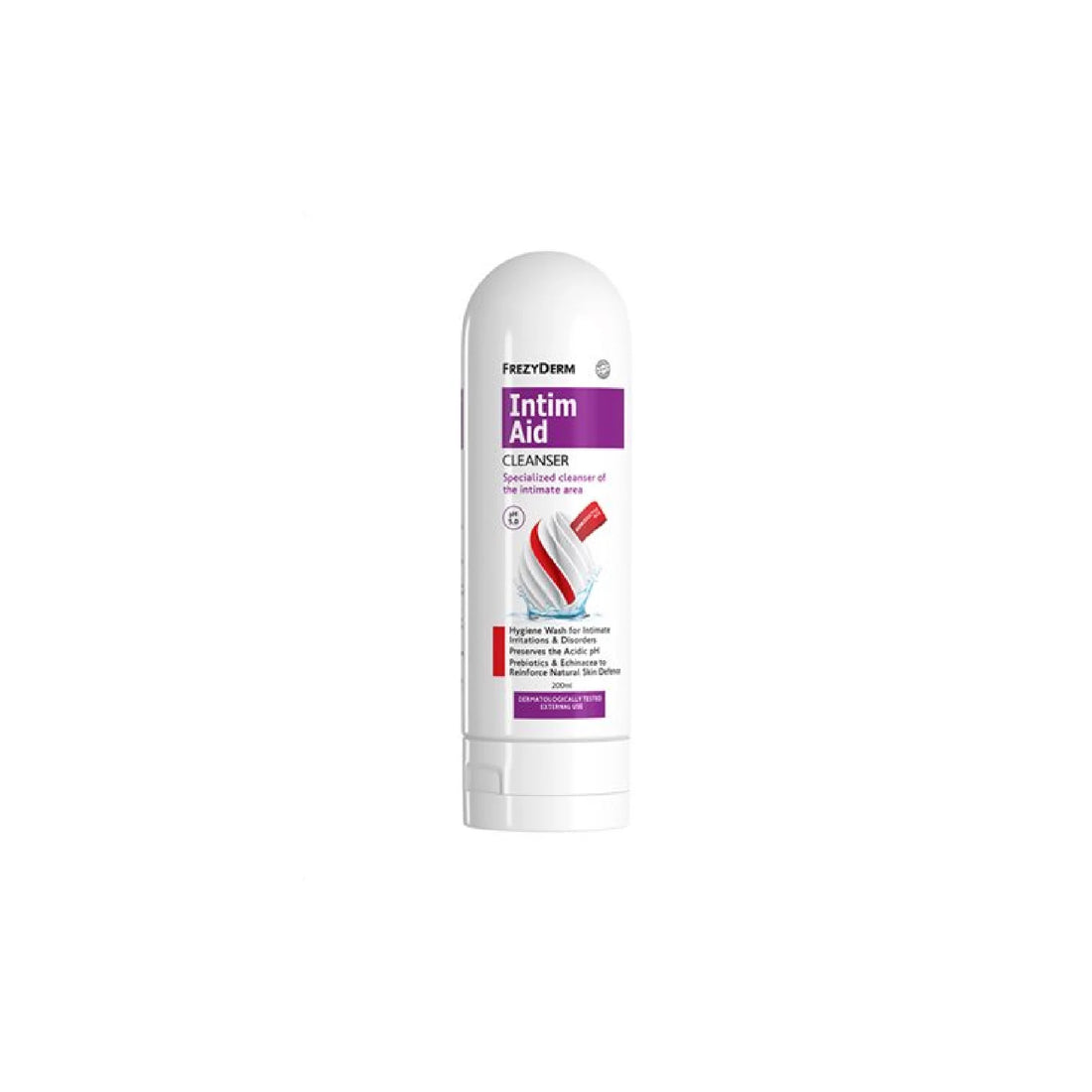 FrezyDerm Intim Aid Cleanser for gentle cleansing of the sensitive area.