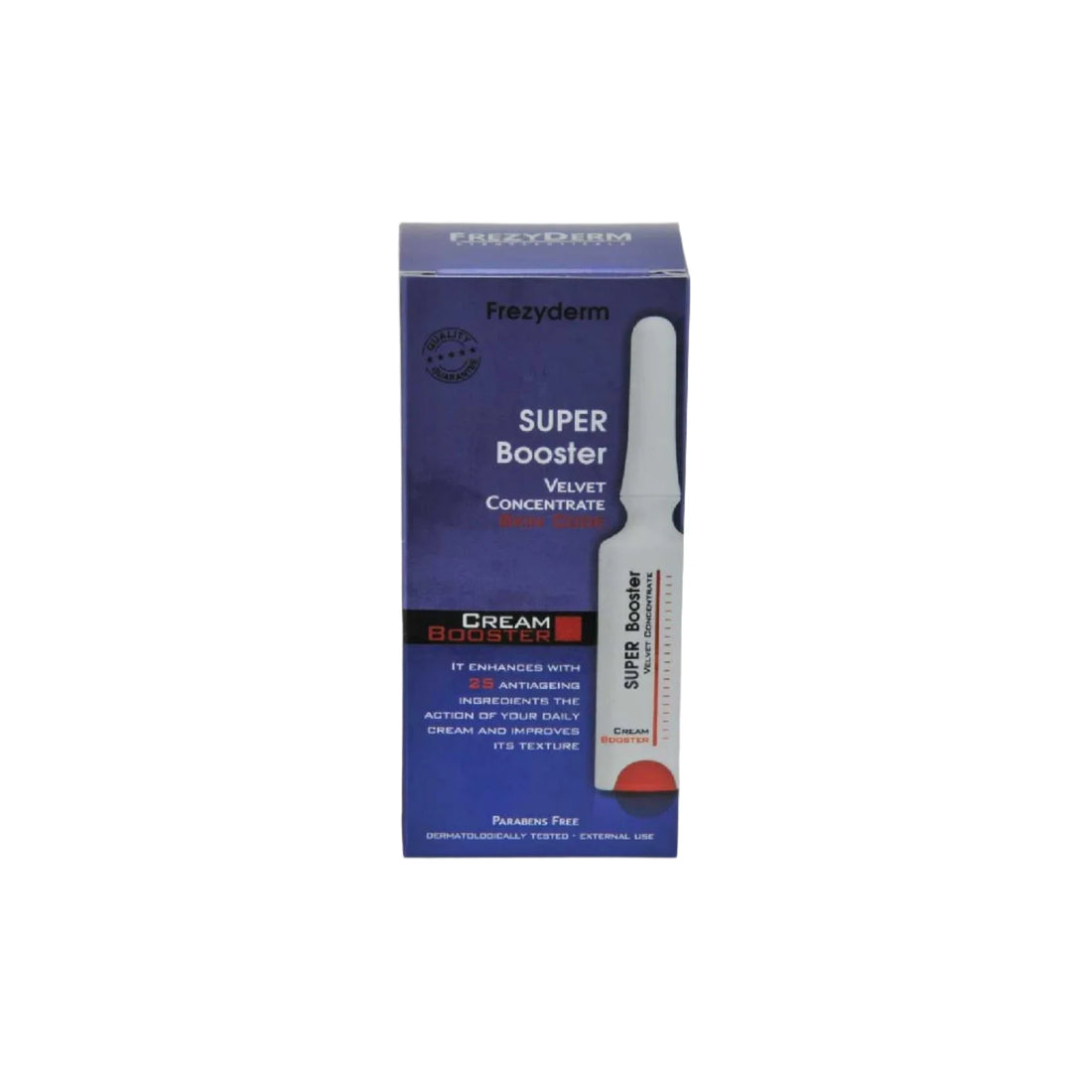 Frezyderm Super Booster Cream for anti-aging, hydration, and rejuvenated skin.