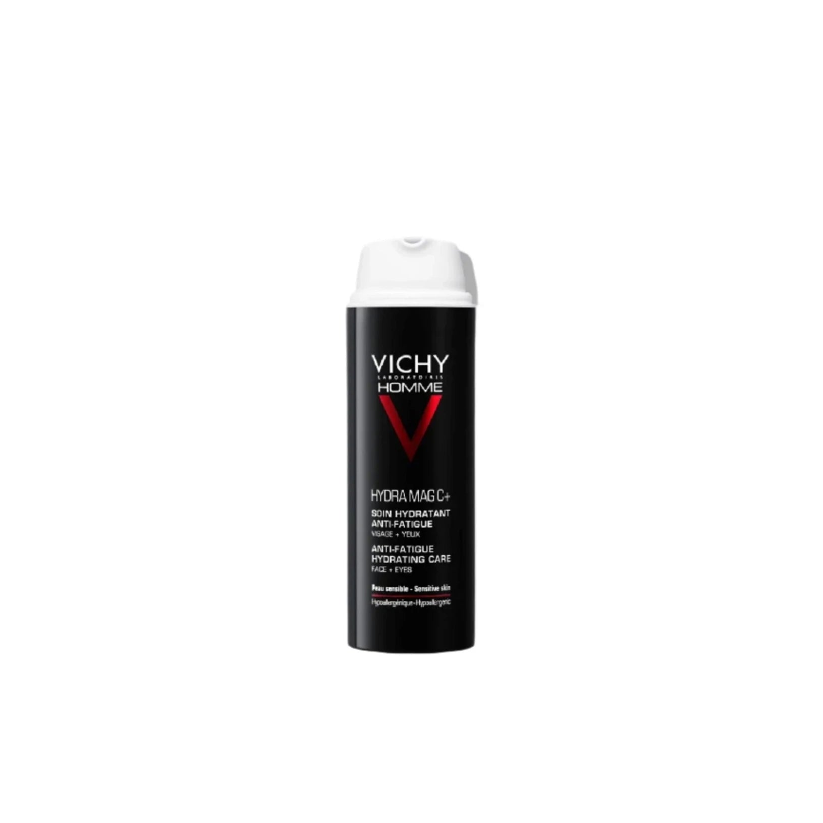Vichy Homme Hydra Mag C Face Cream - Hydrating and revitalizing cream for sensitive skin.