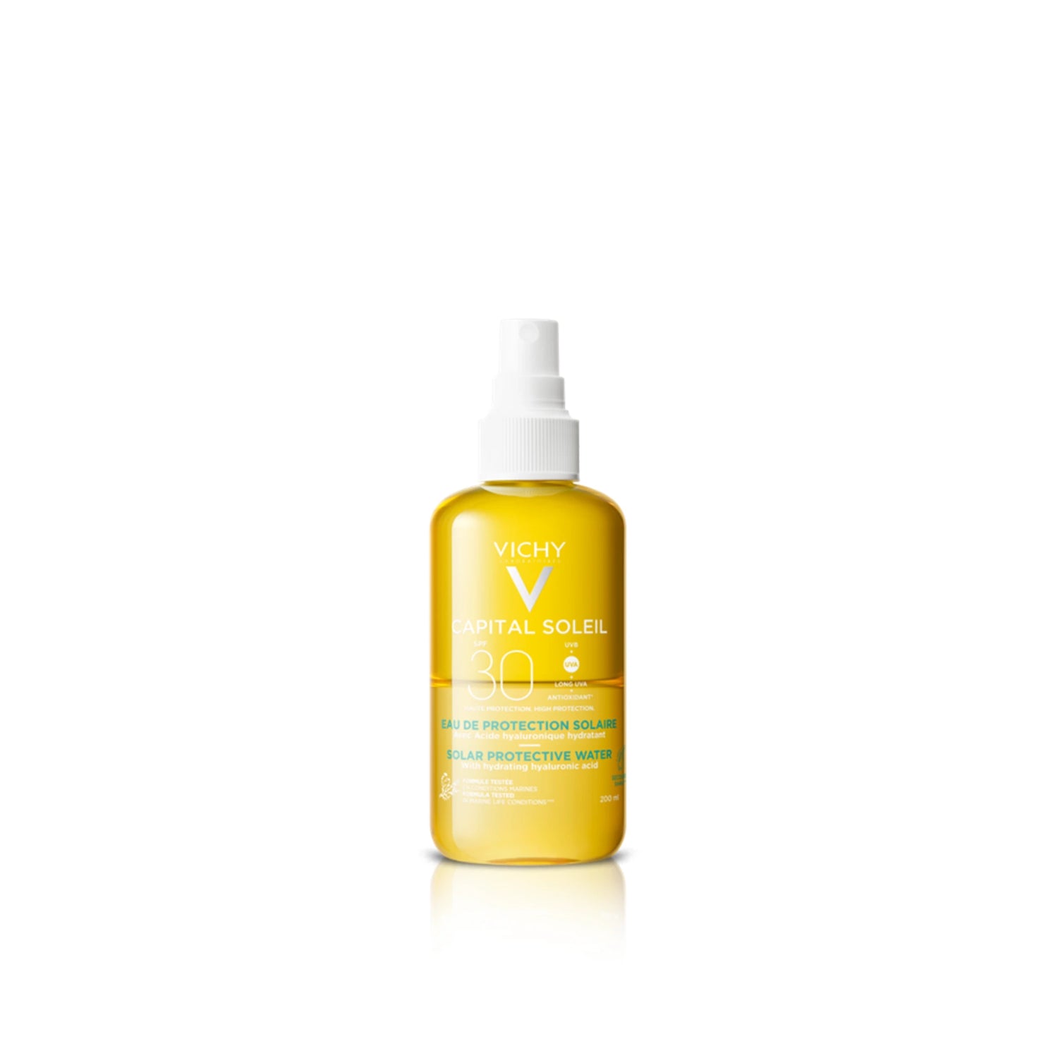 Vichy Capital Soleil Hydrating Solar Water SPF 30 - Hydrating sun protection with a refreshing water-like texture.