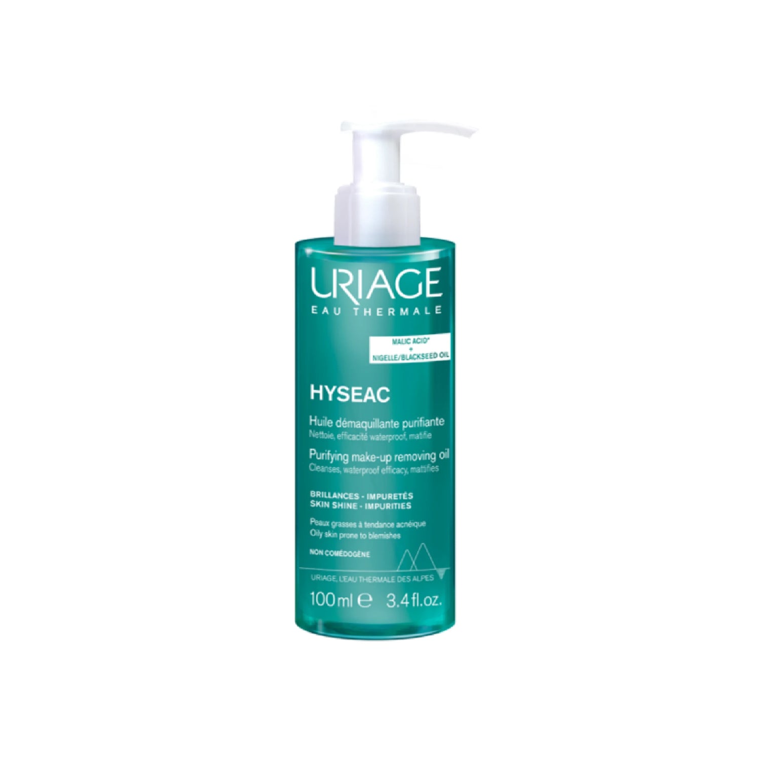 Uriage Hyséac Purifying Oil for oily and acne-prone skin cleansing.