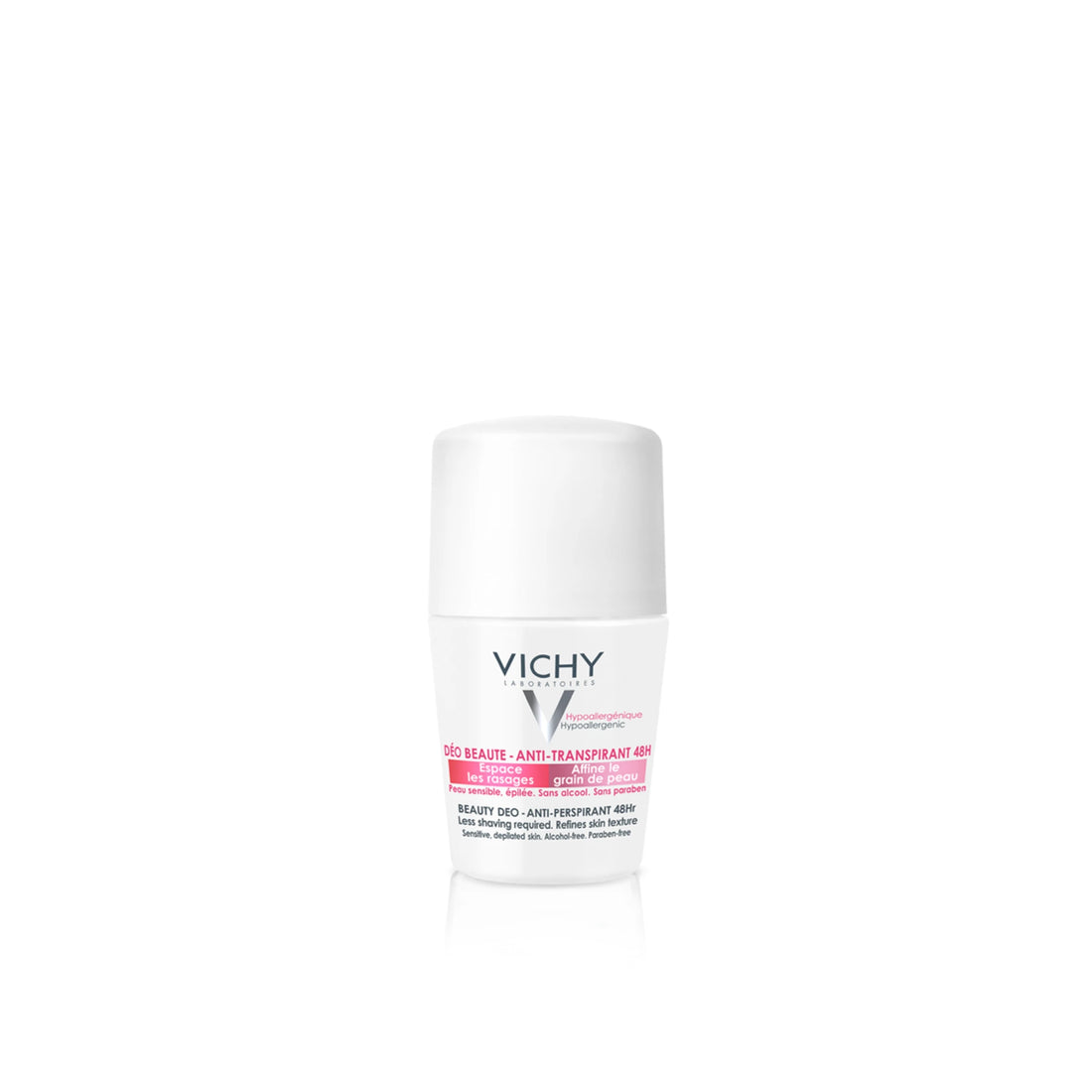 Vichy Deodorant Ideal Finish 48H Roll-On - Smoothes and evens underarm skin.