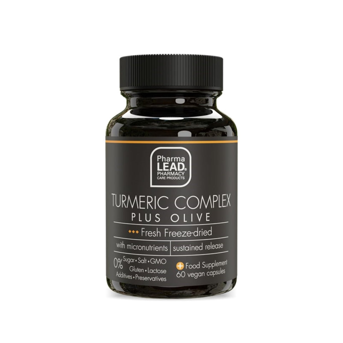 Turmeric Complex Plus Olive supplement for antioxidant support and immune function.