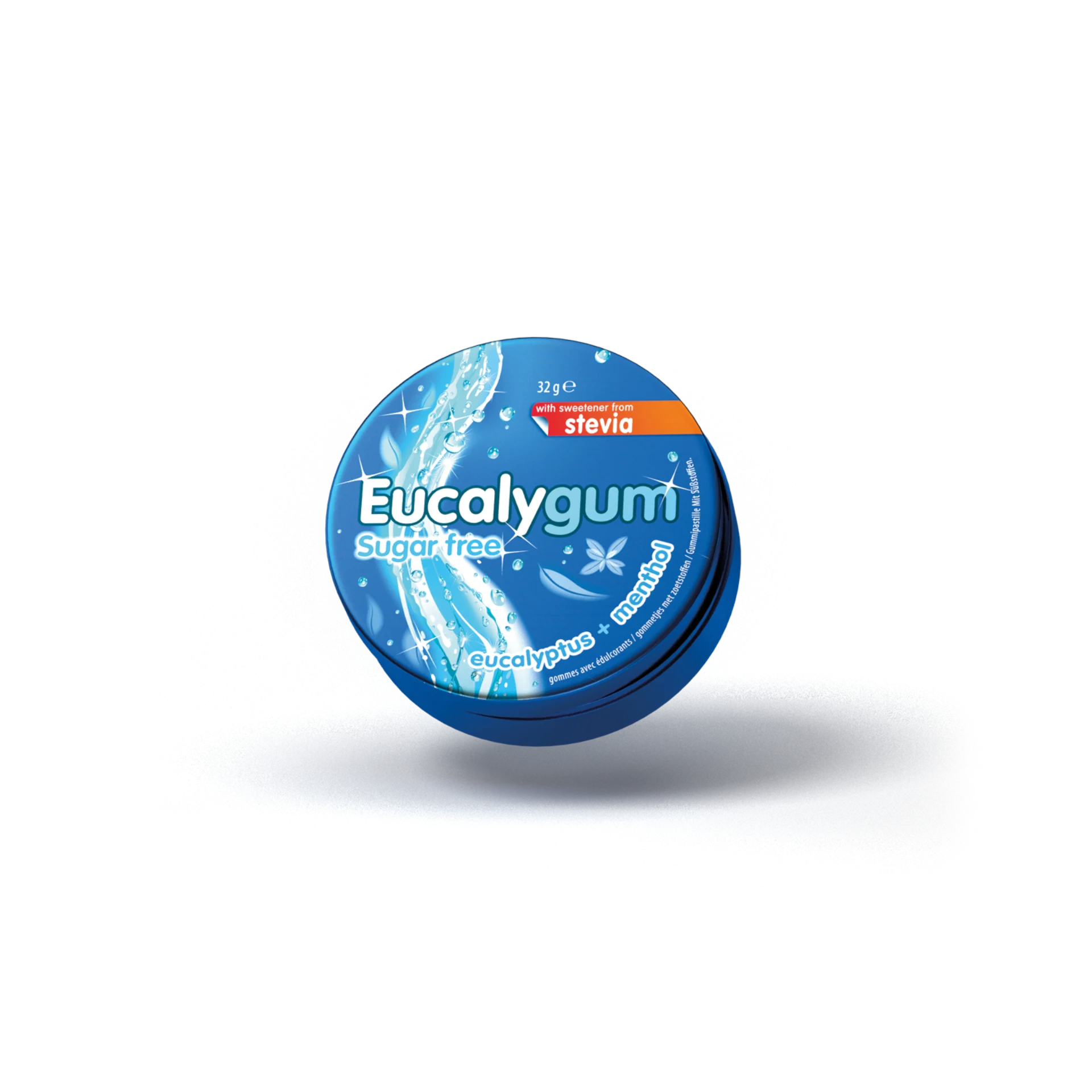 Eucalygum Sugar-Free, refreshing gum for easy breathing