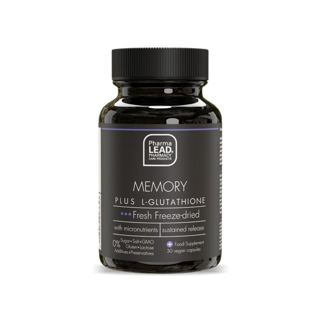 Memory Plus L-Glutathione, a memory enhancement supplement.