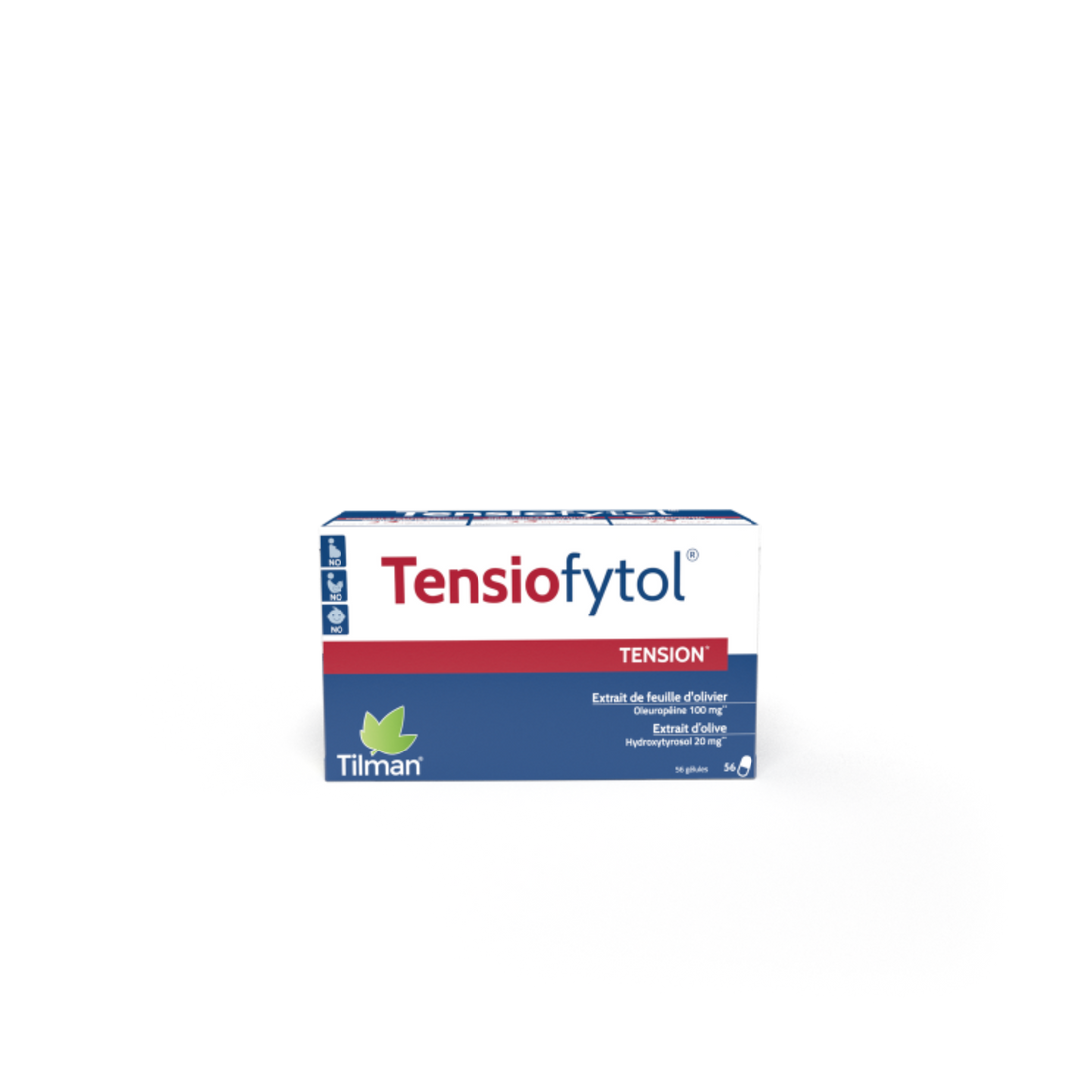 Tensiofytol food supplement capsules for balanced blood pressure.