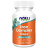 NOW Foods Iron Complex Vegetarian Tablets - Supports hemoglobin formation and red blood cell production.
