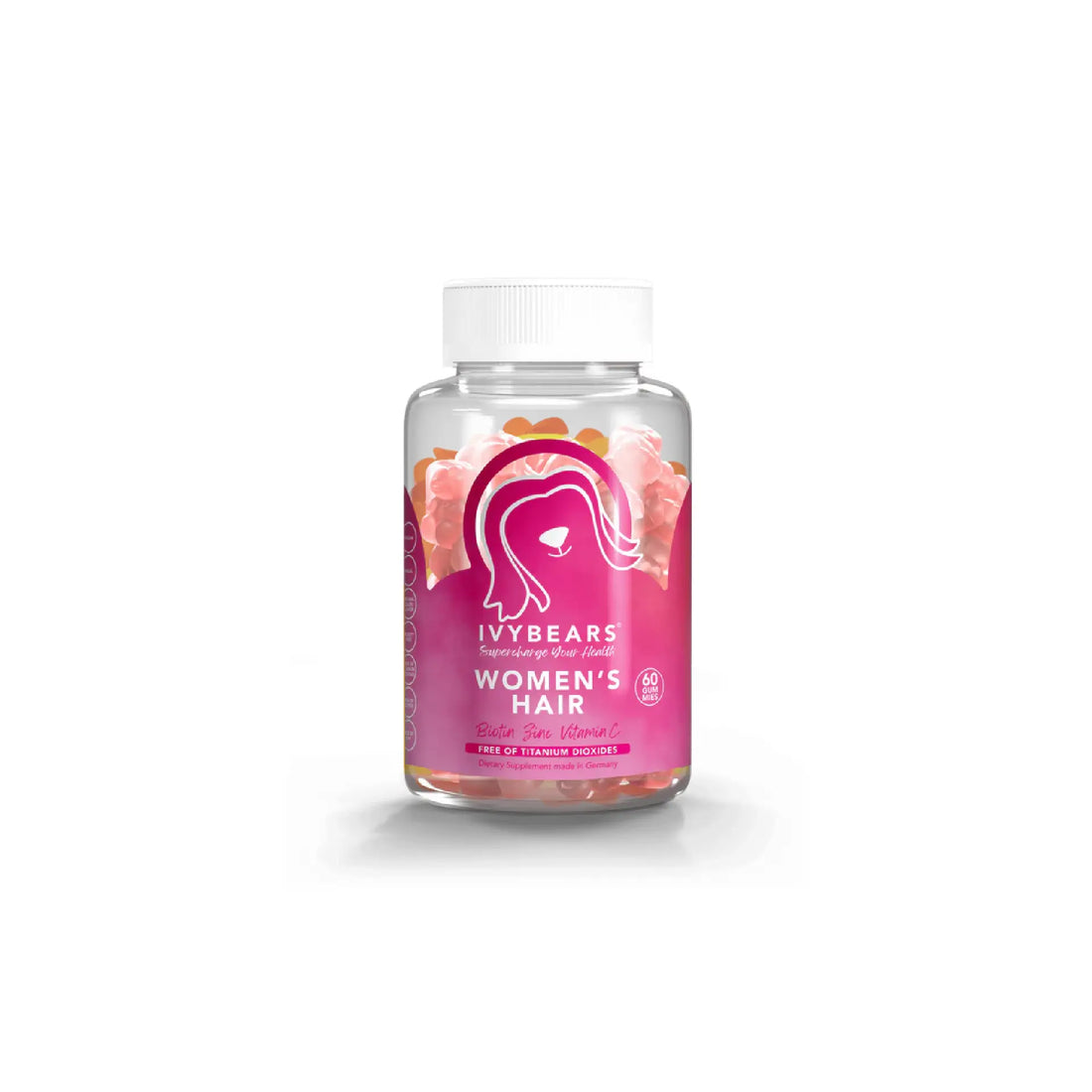 IvyBears Women’s Hair Vitamins – Delicious gummies formulated with biotin, folic acid, and essential vitamins for shiny hair and stronger nails.