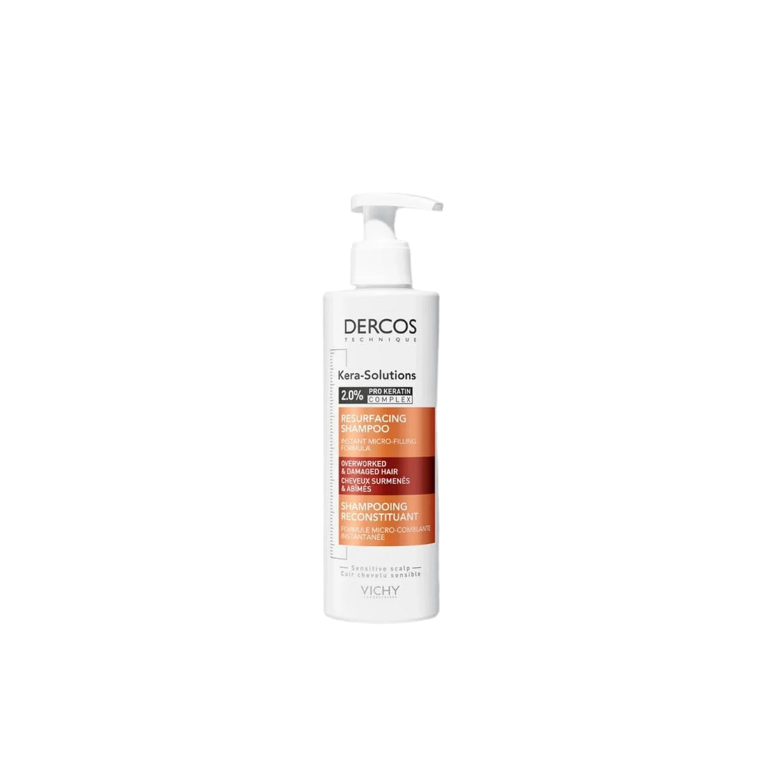 Vichy Dercos Kera-Solutions Resurfacing Shampoo - Repairing shampoo for dry, damaged hair.