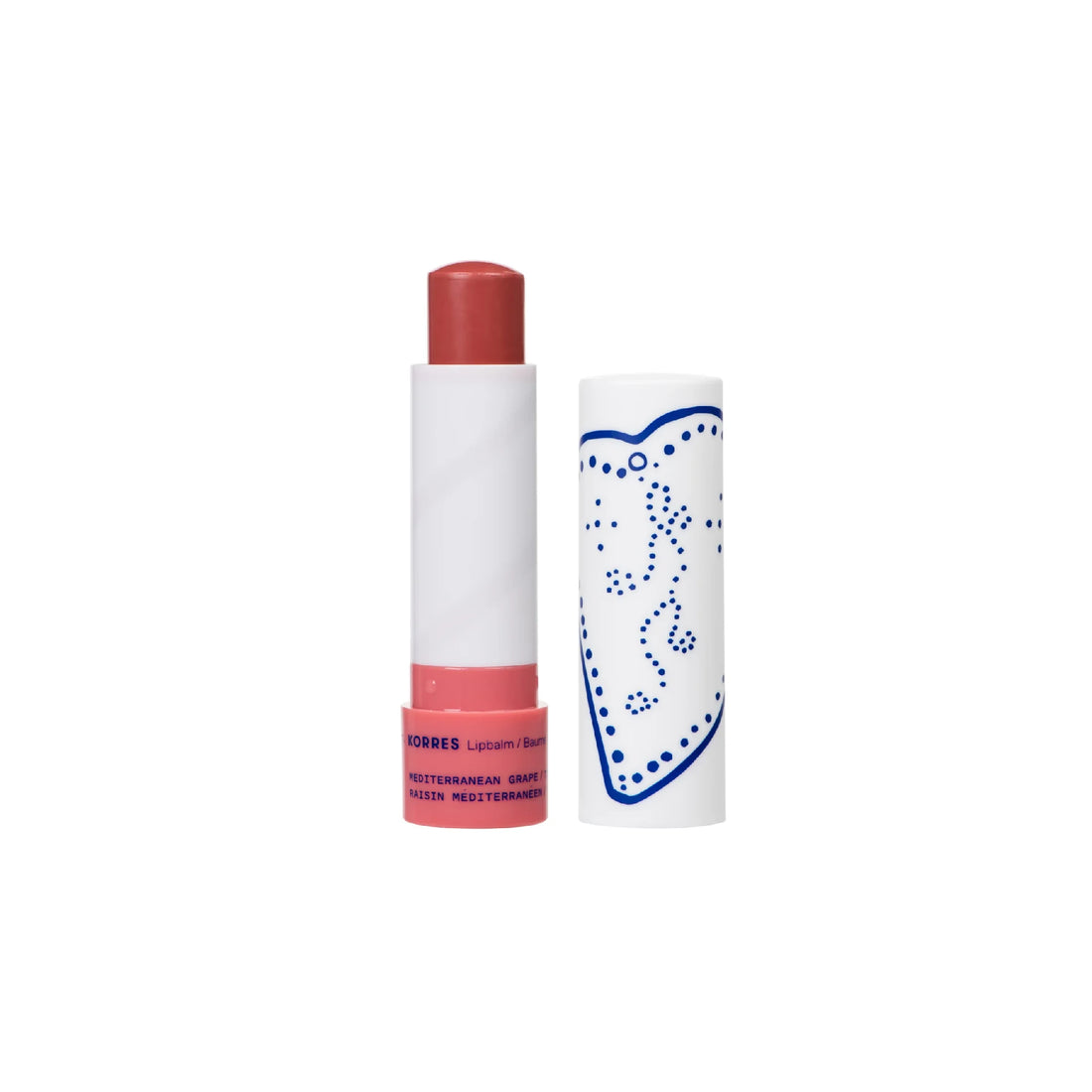 Korres Lip Balm Mediterranean Grape Tinted - 4.5g