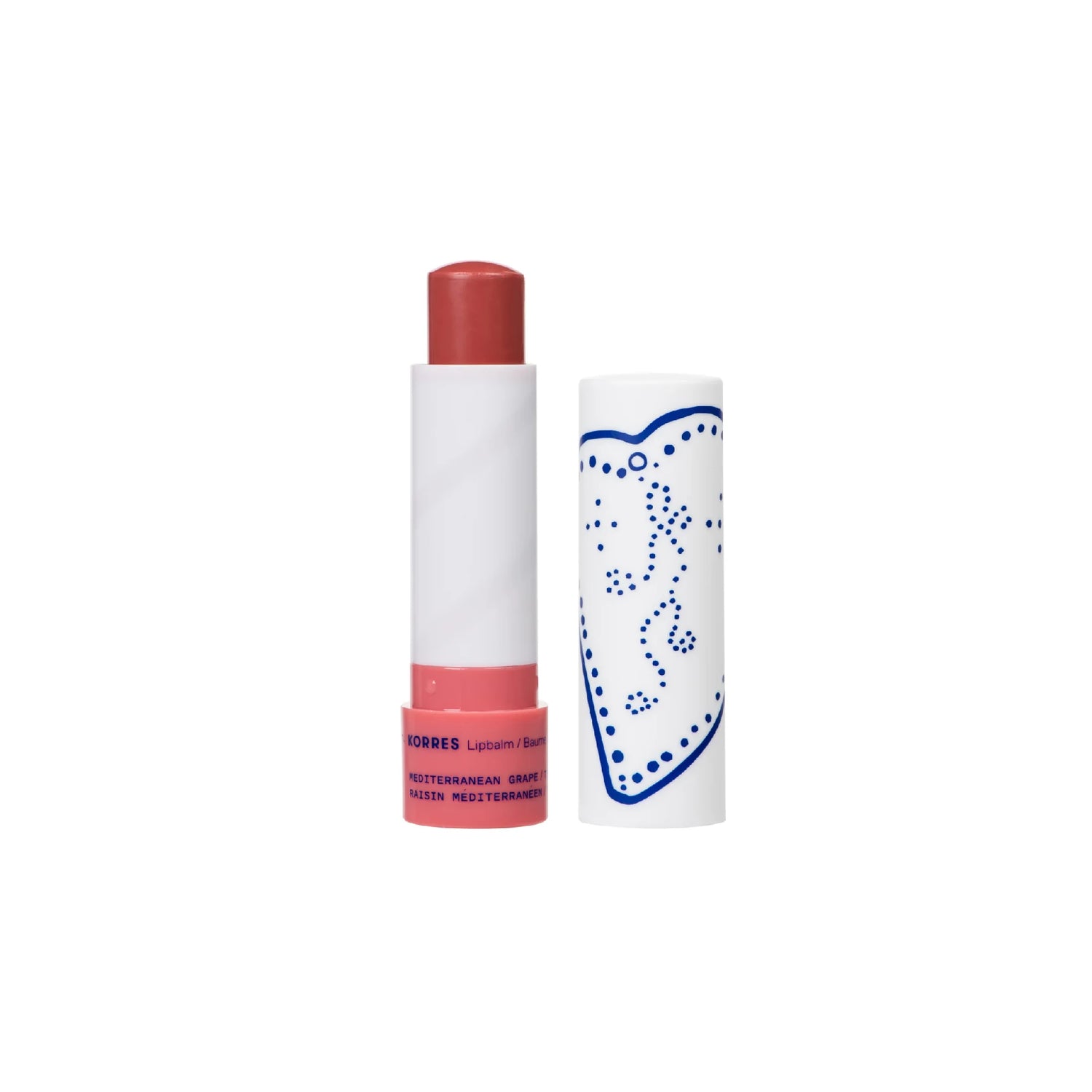 Korres Lip Balm Mediterranean Grape Tinted - 4.5g