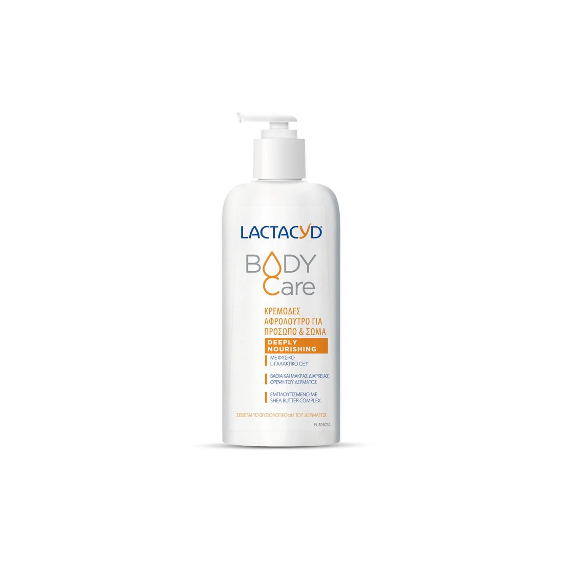 Lactacyd Deeply Nourishing Shower Gel for soft and nourished skin.