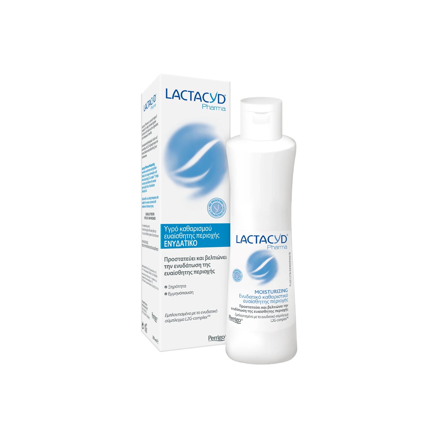 Lactacyd Pharma Moisturising Intimate Wash for hydration and balance.