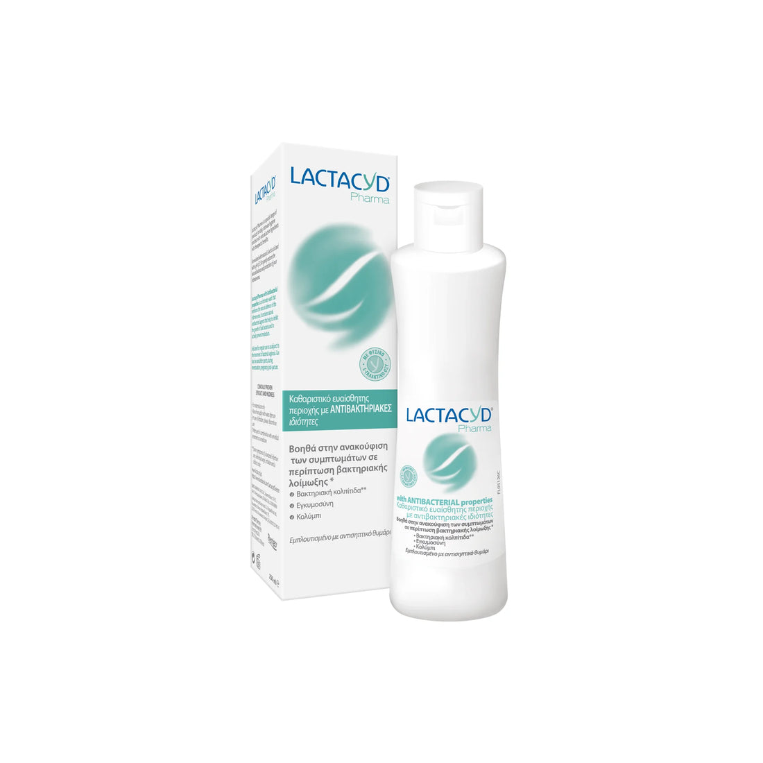 Lactacyd Pharma Antibacterials Intimate Wash for hygiene and protection.