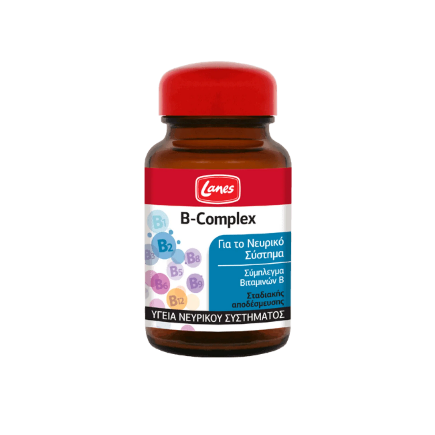 Lanes B-Complex Supplement - Complete B vitamin support for energy, nervous system health, and more.
