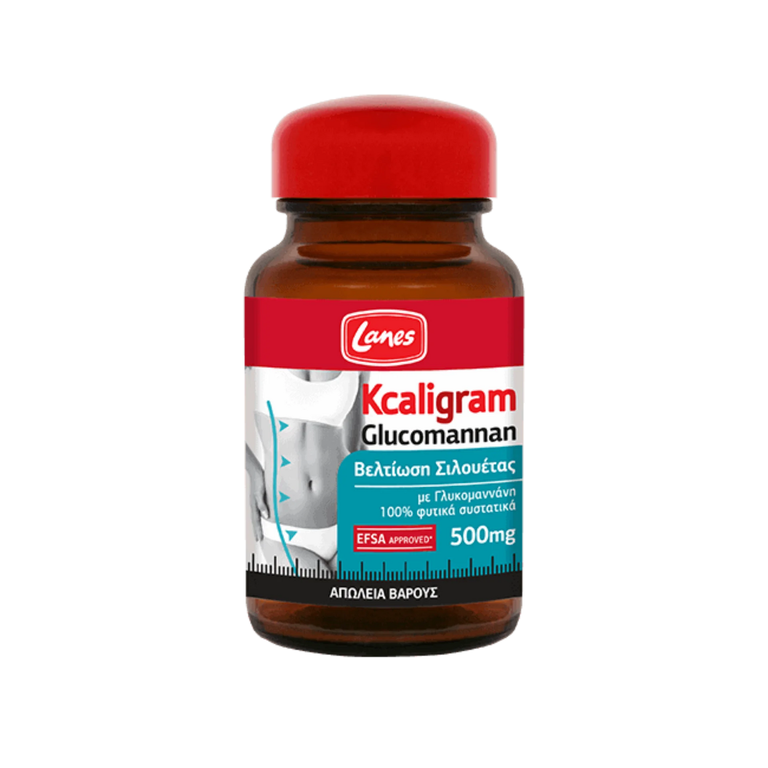 Lanes Kcaligram Glucomannan - Supports weight management and cholesterol levels with natural glucomannan fibers.