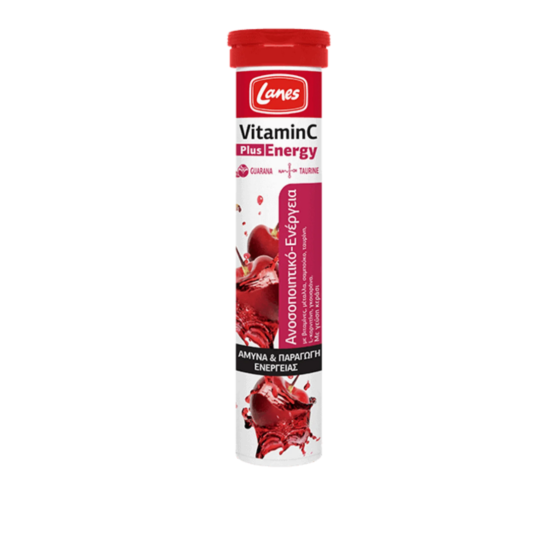 Lanes Vitamin C Plus Energy - Immune and energy boost with Guarana, Taurine, and vitamins.