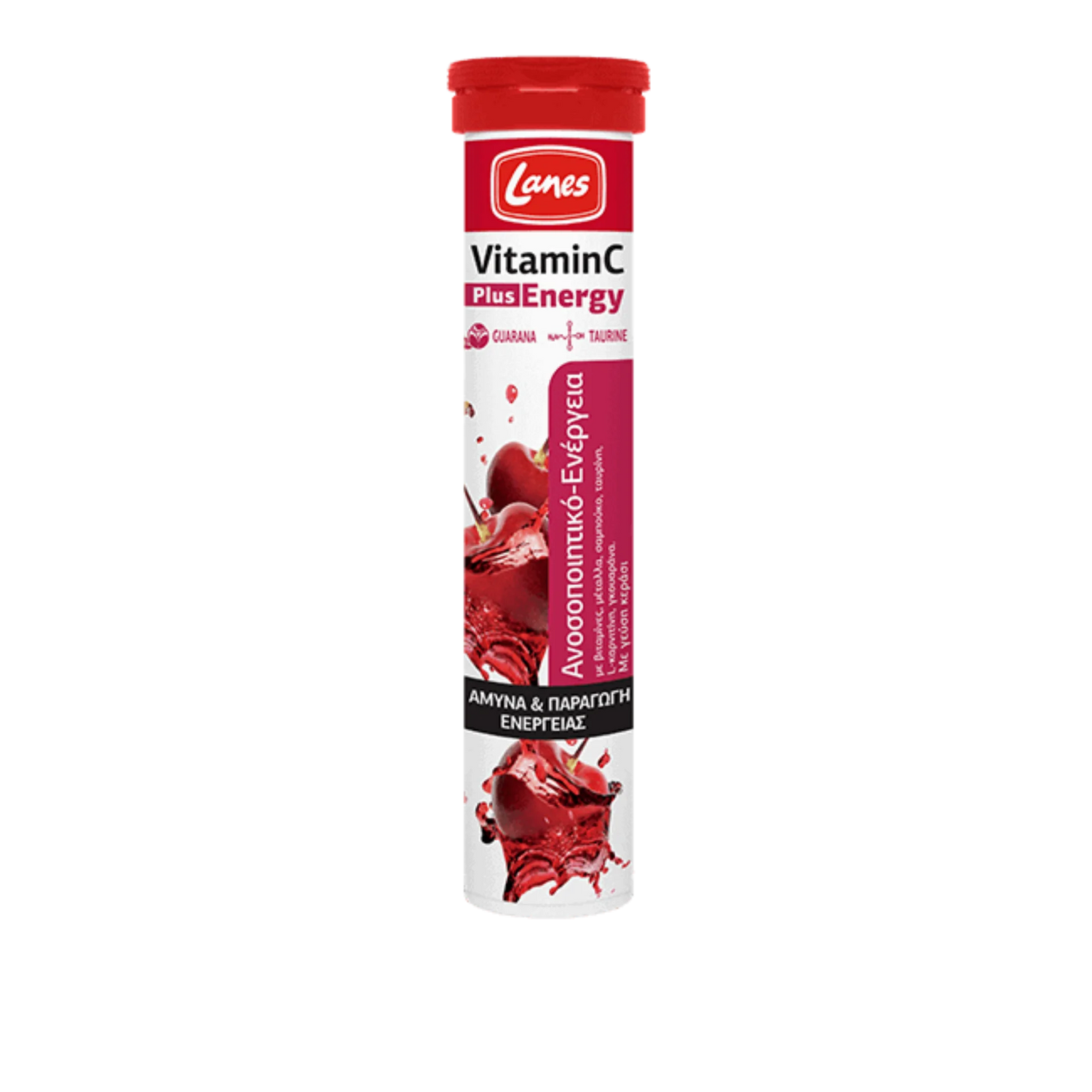 Lanes Vitamin C Plus Energy - Immune and energy boost with Guarana, Taurine, and vitamins.