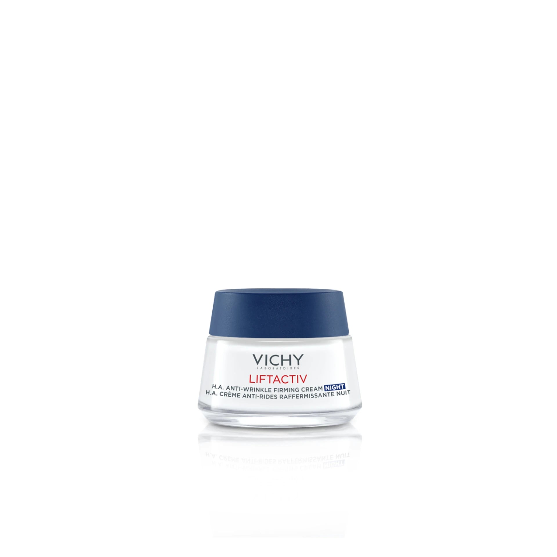 Vichy Liftactiv Hyaluronic Acid Night Cream - Anti-wrinkle and firming night cream with hyaluronic acid.