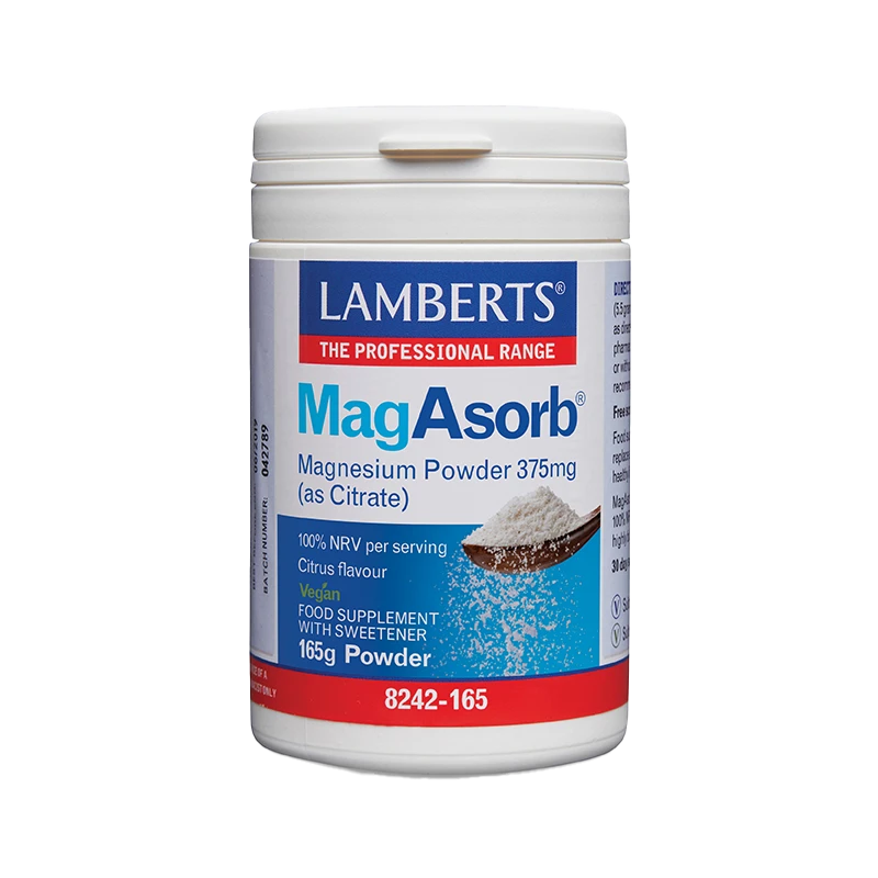 Lamberts MagAsorb Powder - Supports muscle function and energy.