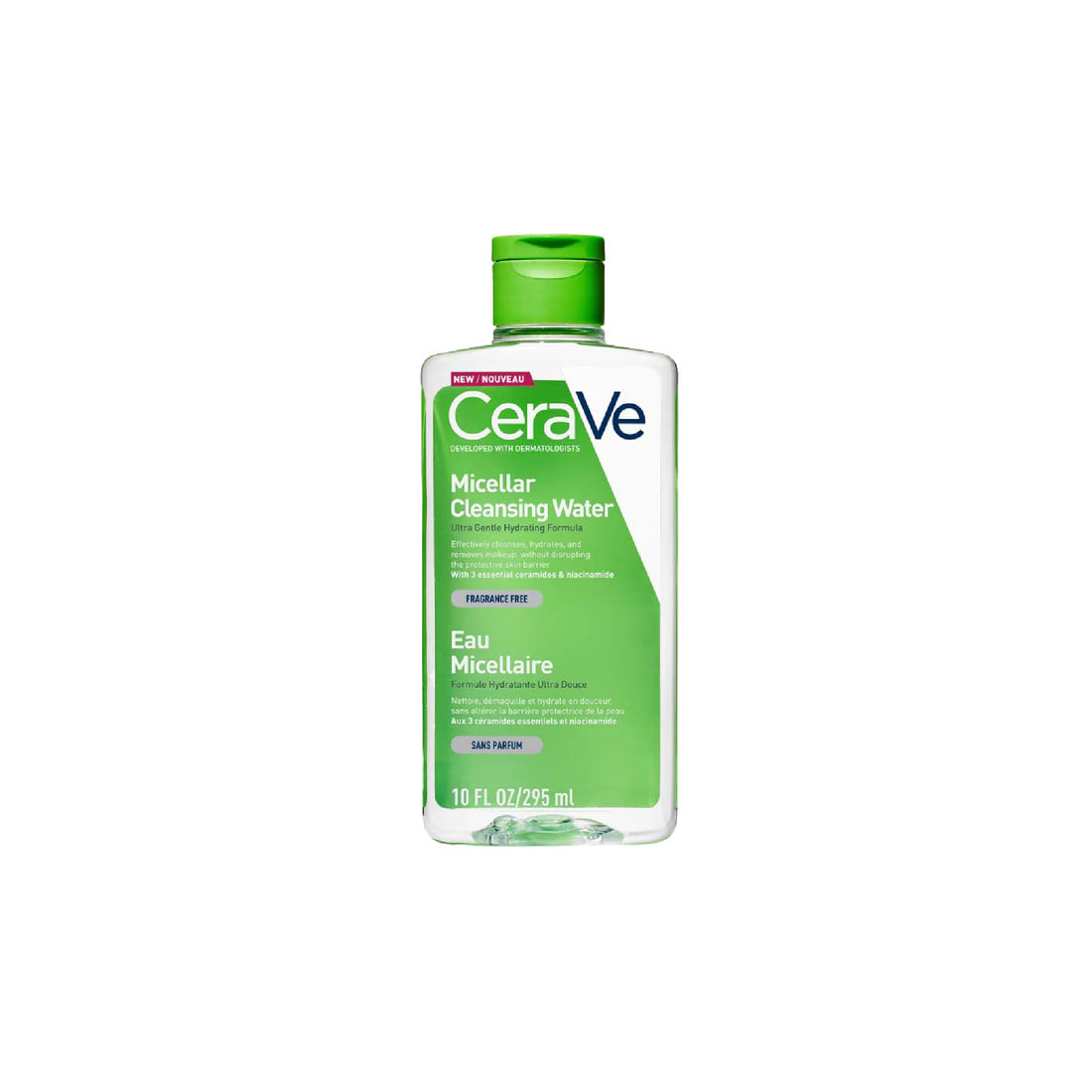 CeraVe Micellar Cleansing Water - Gentle cleanser for makeup removal and hydration.