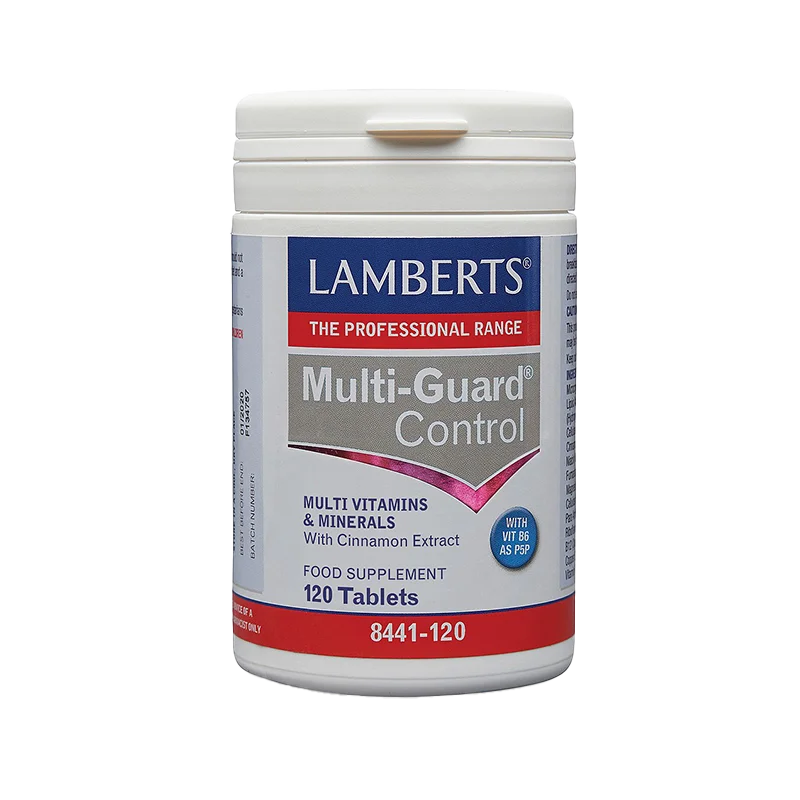 Lamberts Multi-Guard Control - Multivitamin with 26 essential nutrients for energy and metabolism.