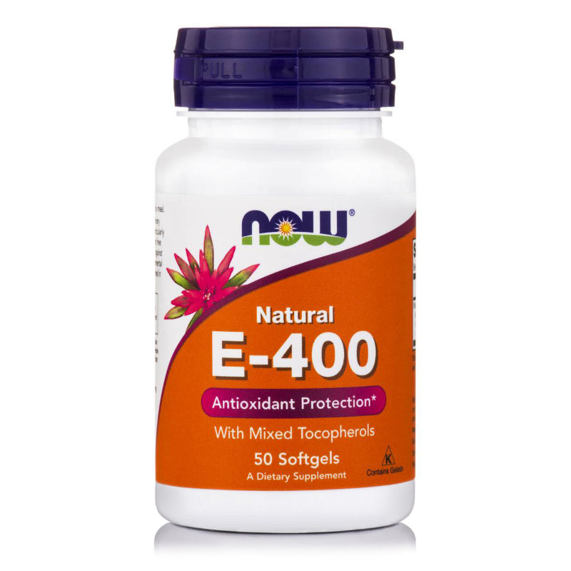 NOW Foods Vitamin E-400 Softgels - Antioxidant protection.