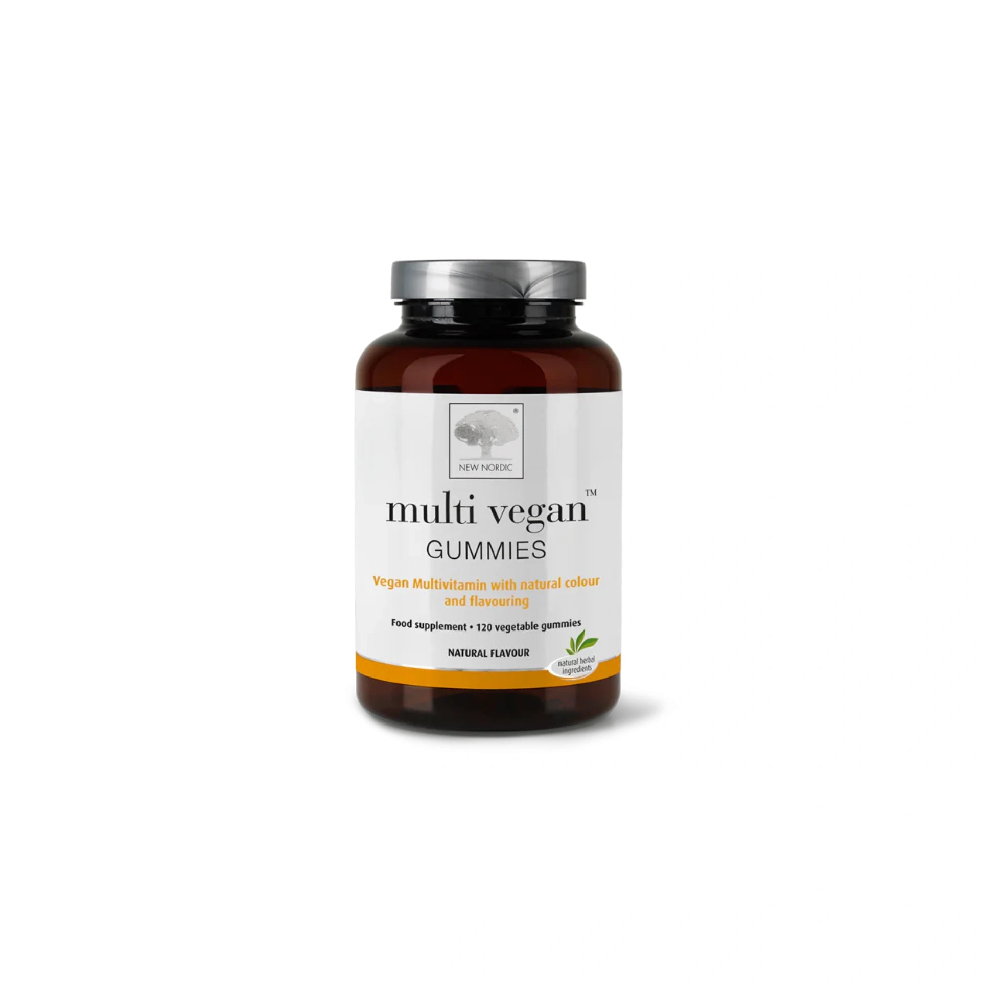 New Nordic Multi Vegan Gummies daily multivitamin supplement in gummy form.